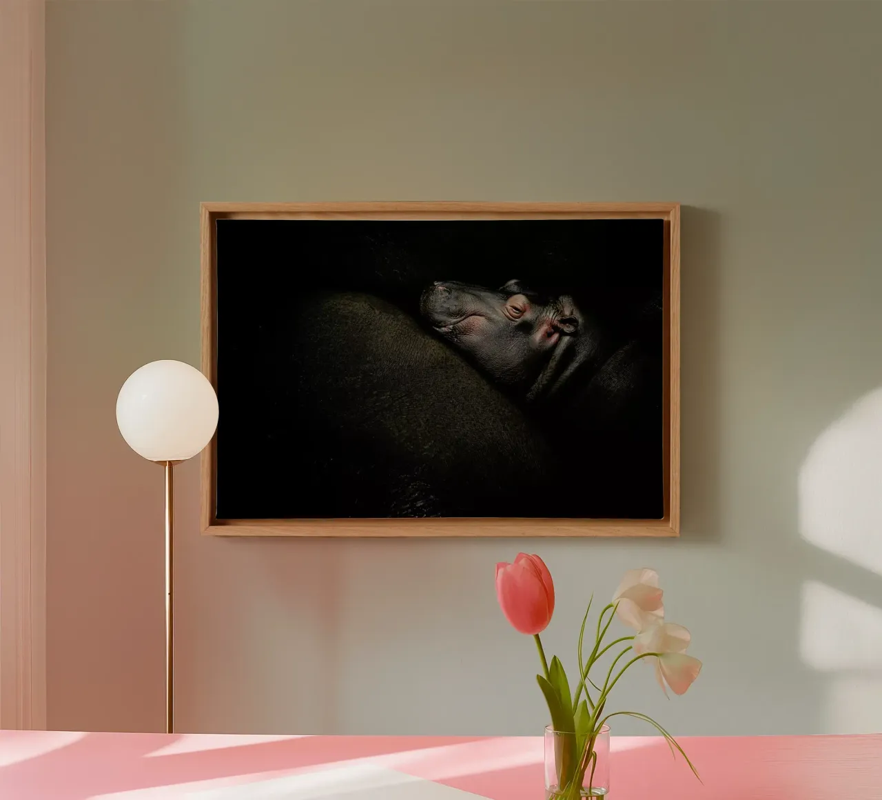 Dreamin' - Zdenek Vales canvas met Baklijst van Pictufy