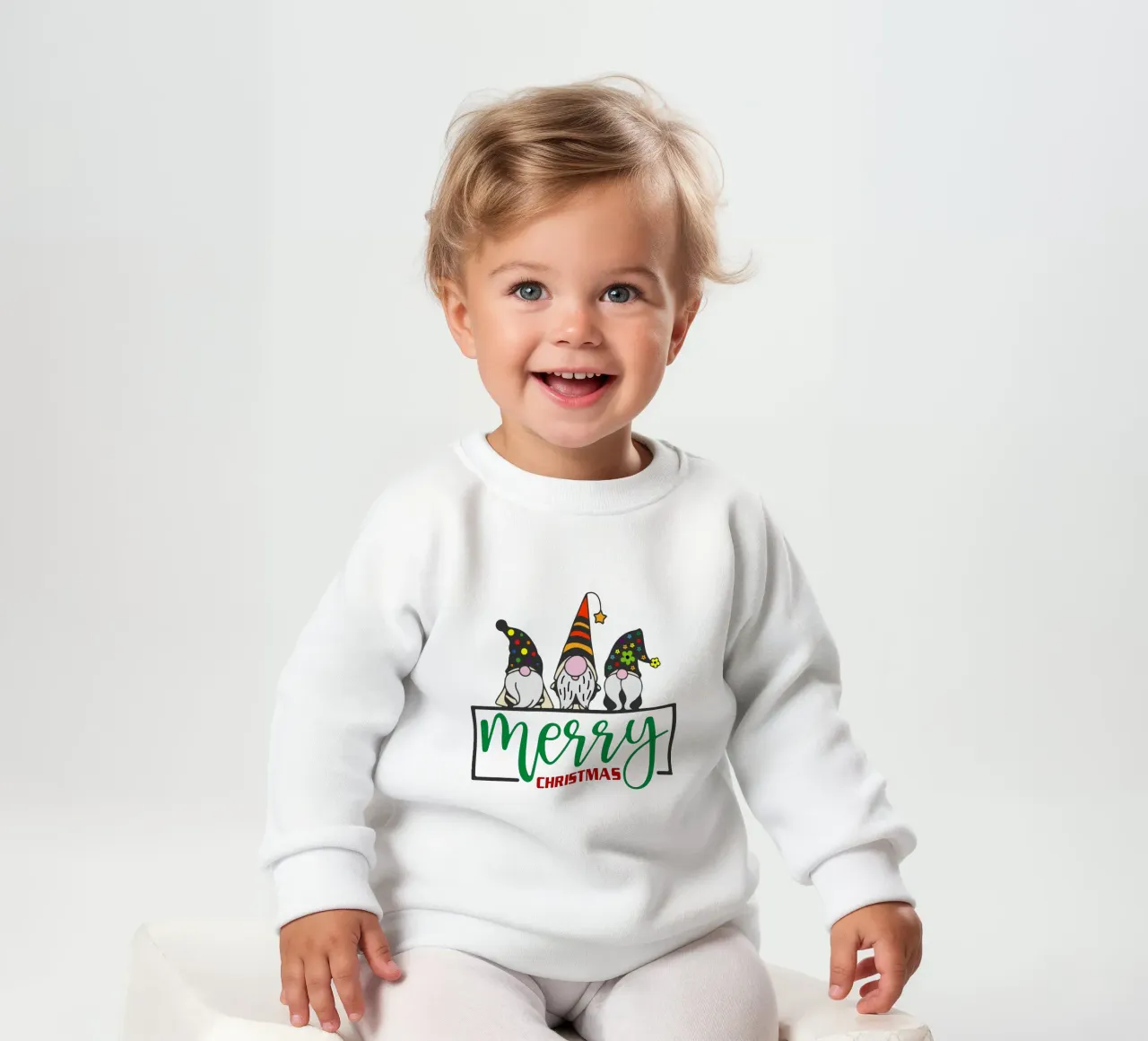 Buon Natale felpa neonato da onefeelshop