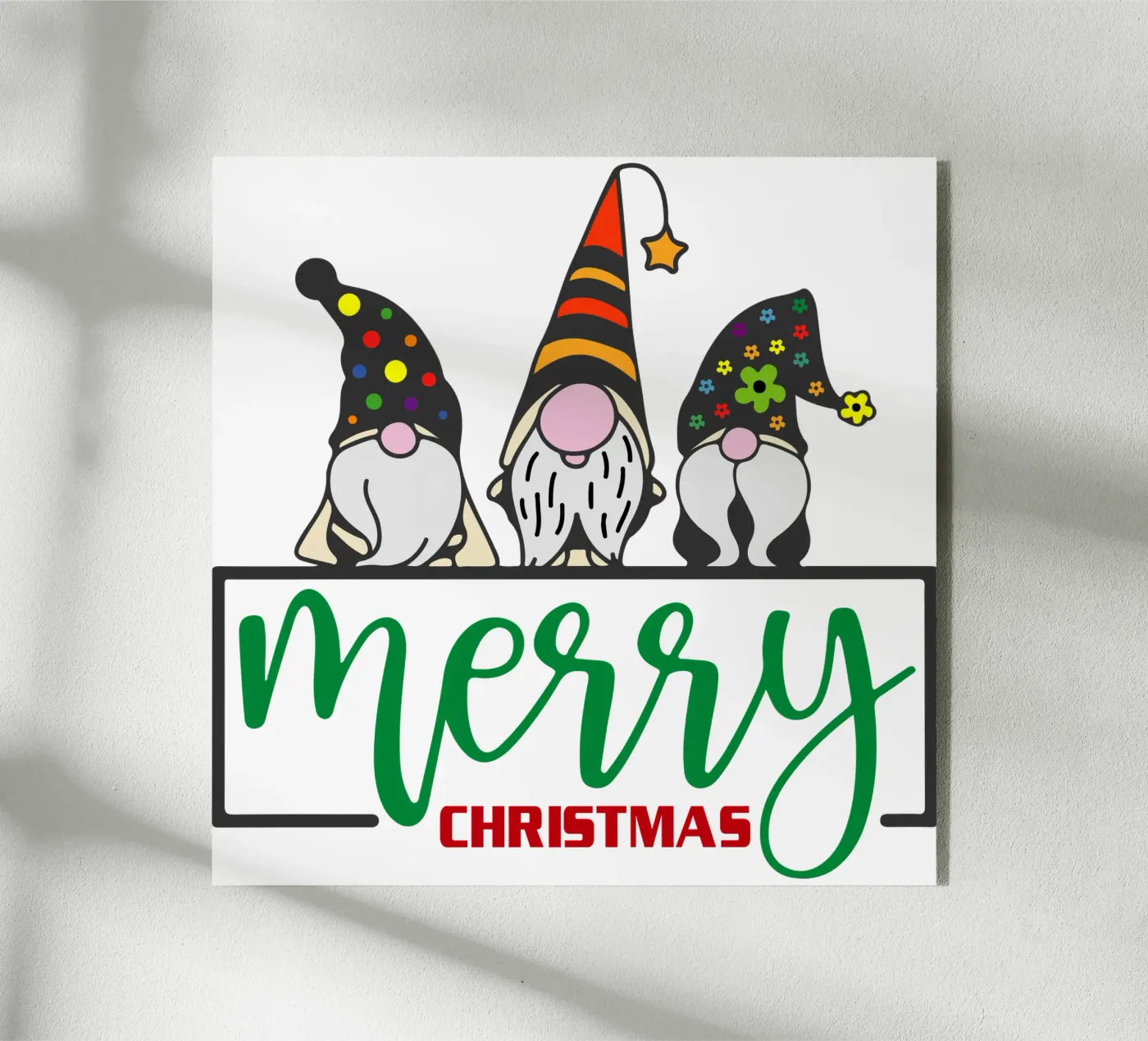merry christmas acrylic glass by onefeelshop