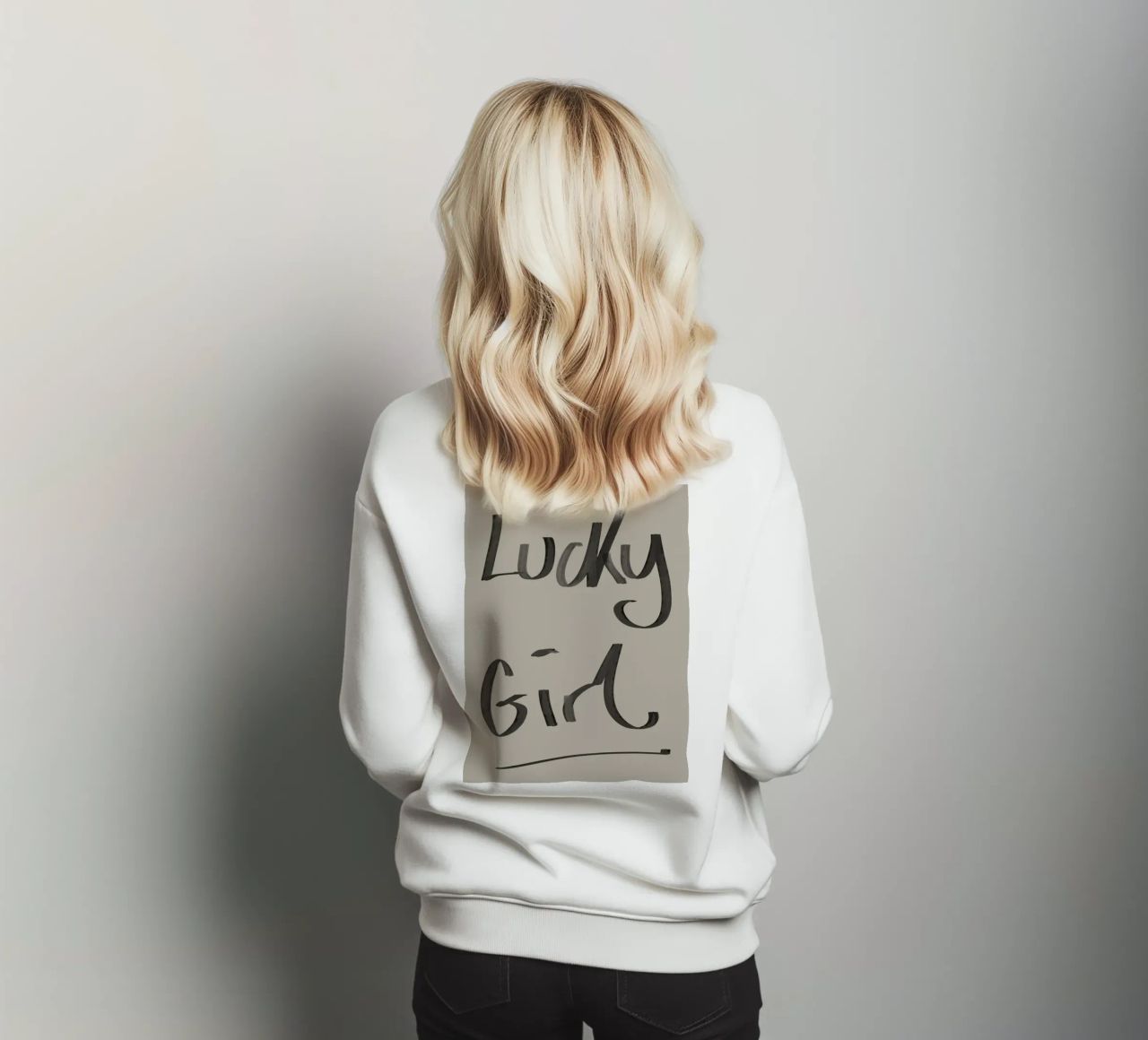 Ragazza fortunata felpa da Studio B