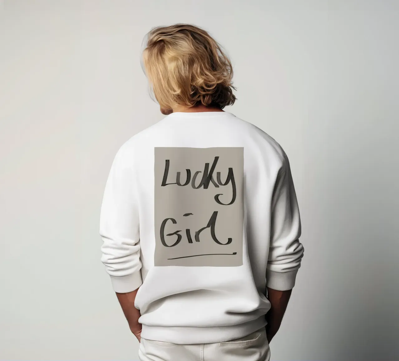 Ragazza fortunata felpa da Studio B