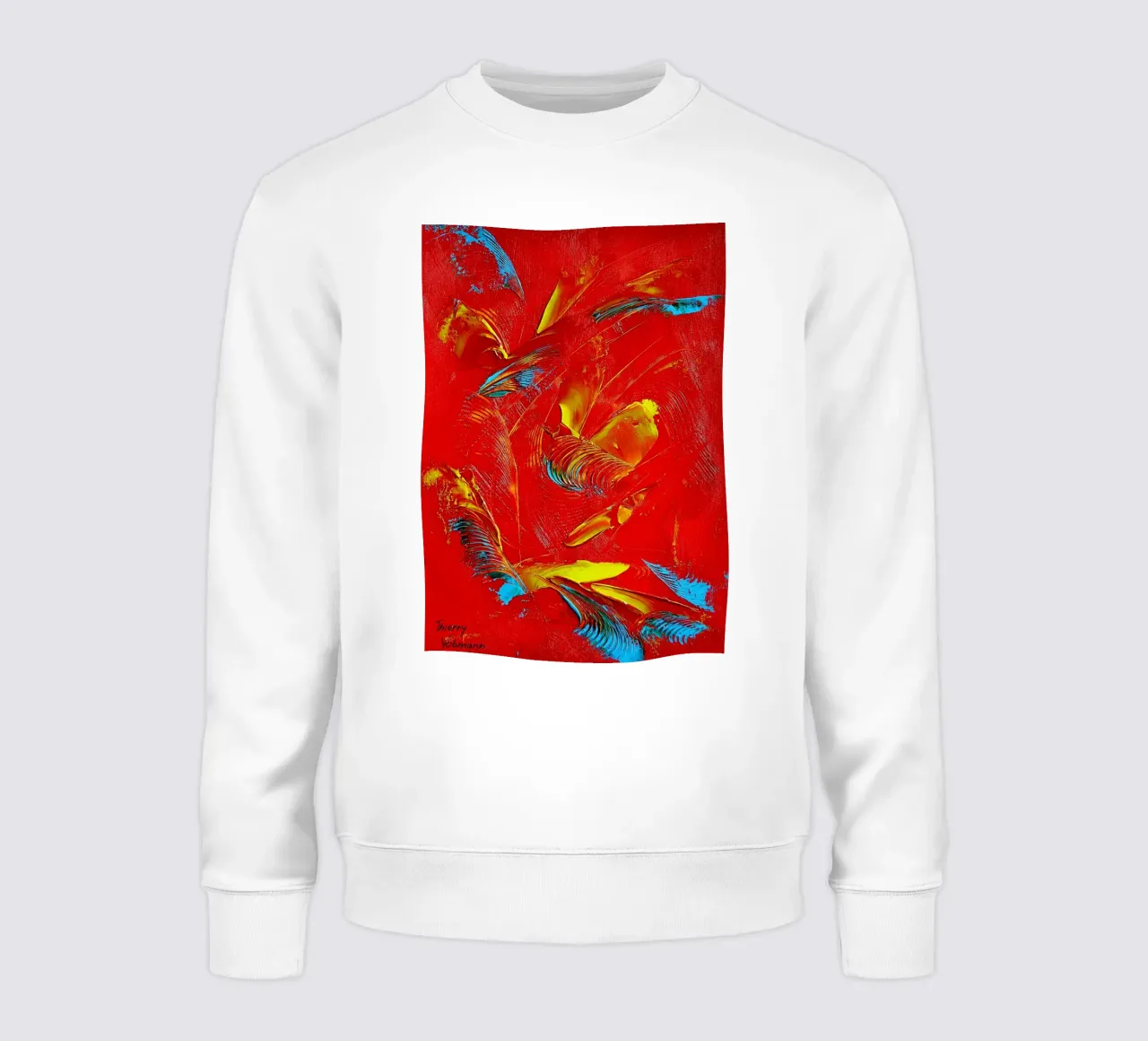 IDEAL GIFT 85 felpa da Thierry Vobmann Abstract painting