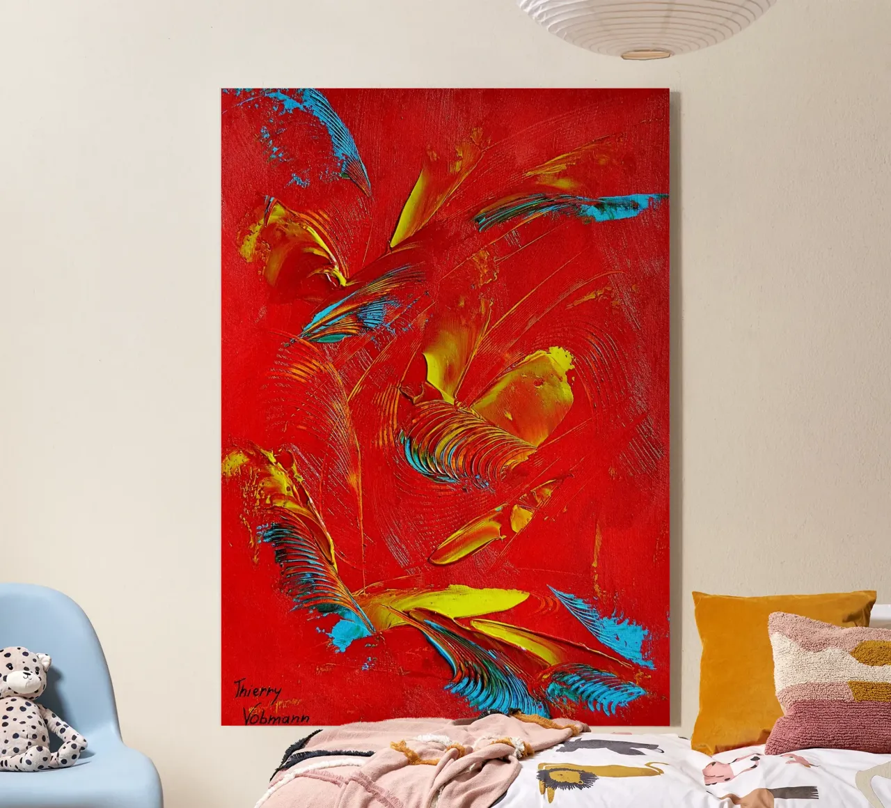 IDEAL GIFT 85 plexiglass da Thierry Vobmann Abstract painting