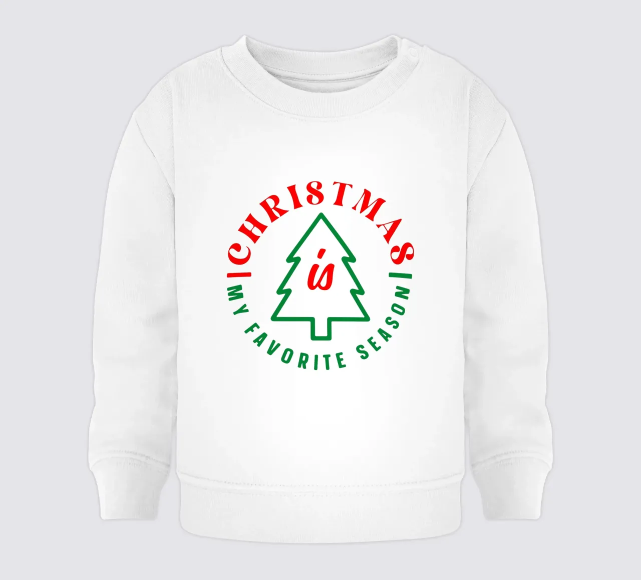 il Natale è la mia stagione preferita felpa neonato da onefeelshop
