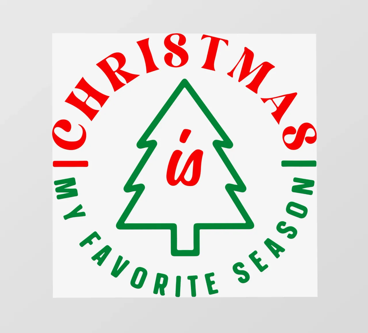 il Natale è la mia stagione preferita telo in pvc da onefeelshop