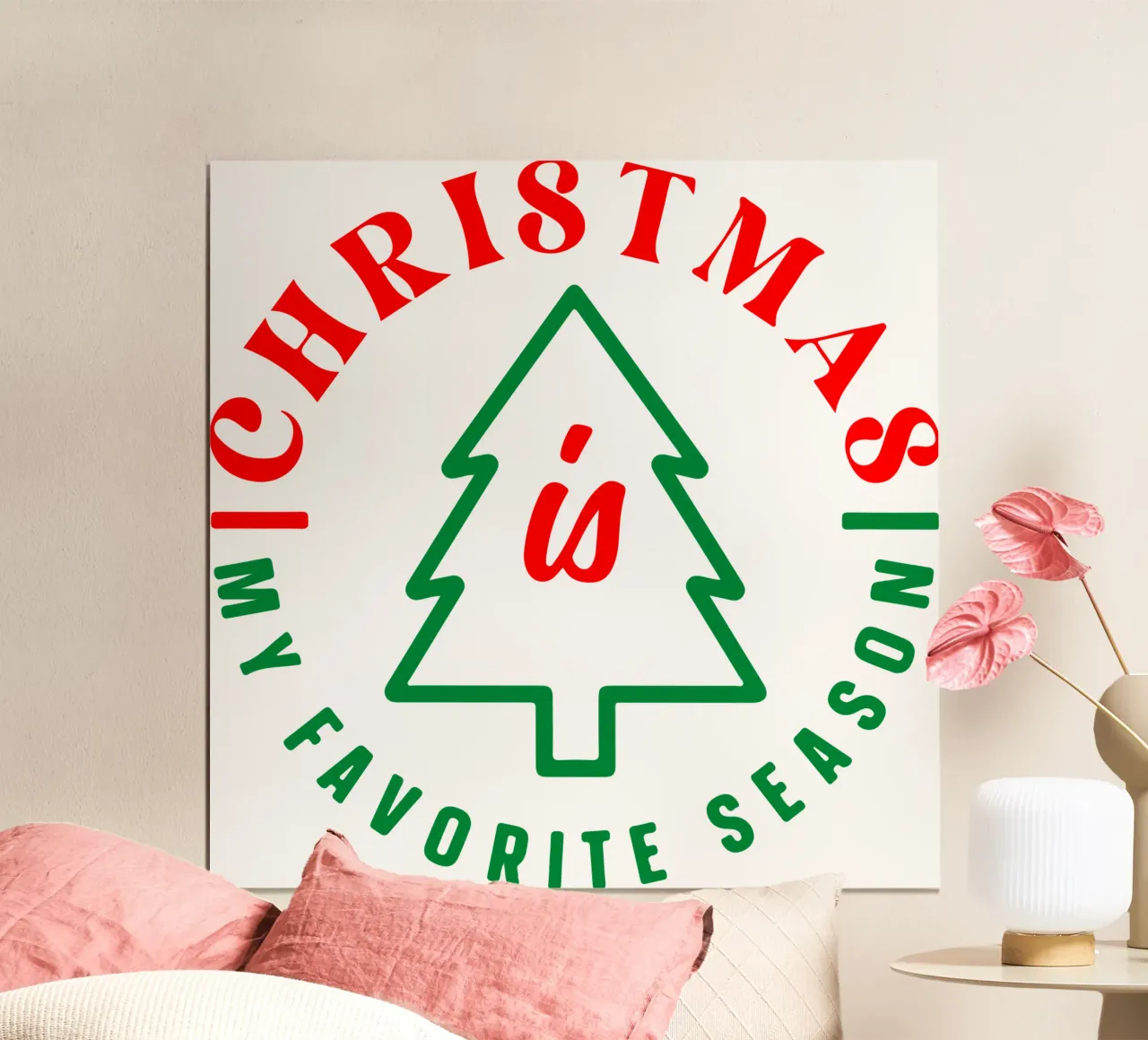 il Natale è la mia stagione preferita poster da onefeelshop