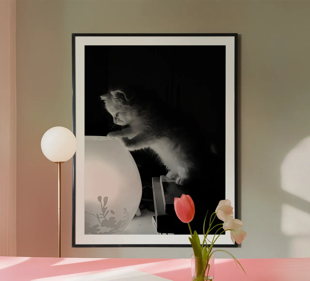Lully the cat carta hahnemühle da DragonFly