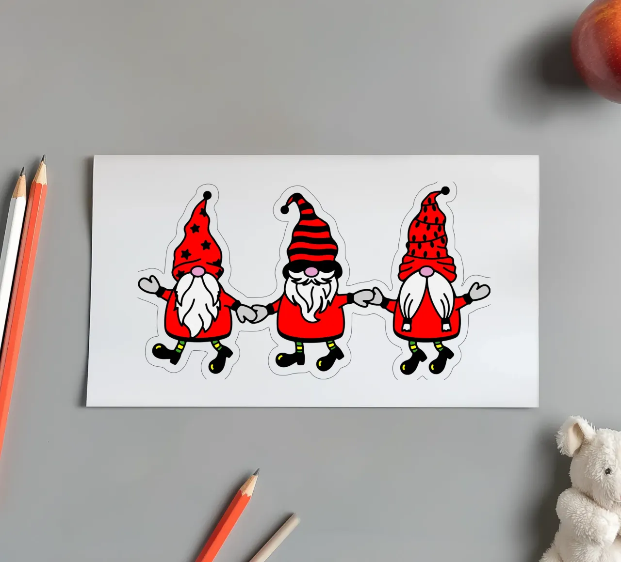 Gnomies sticker sheet by onefeelshop