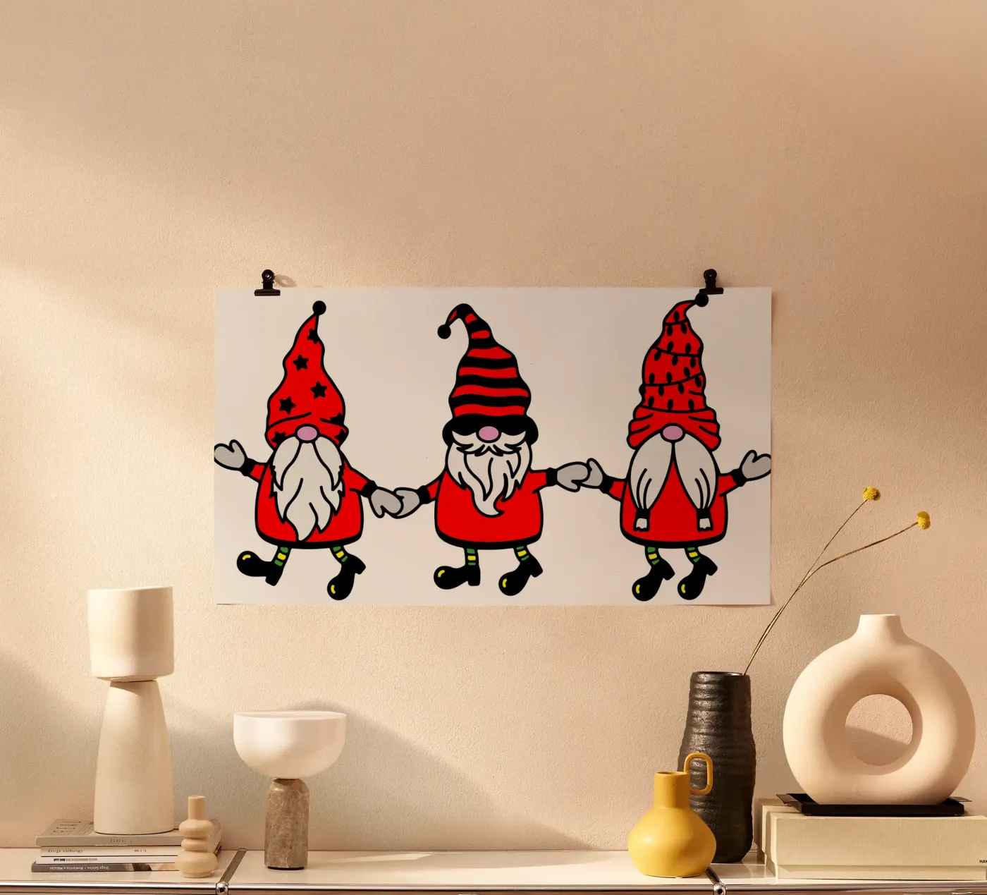 Gnomies poster de onefeelshop