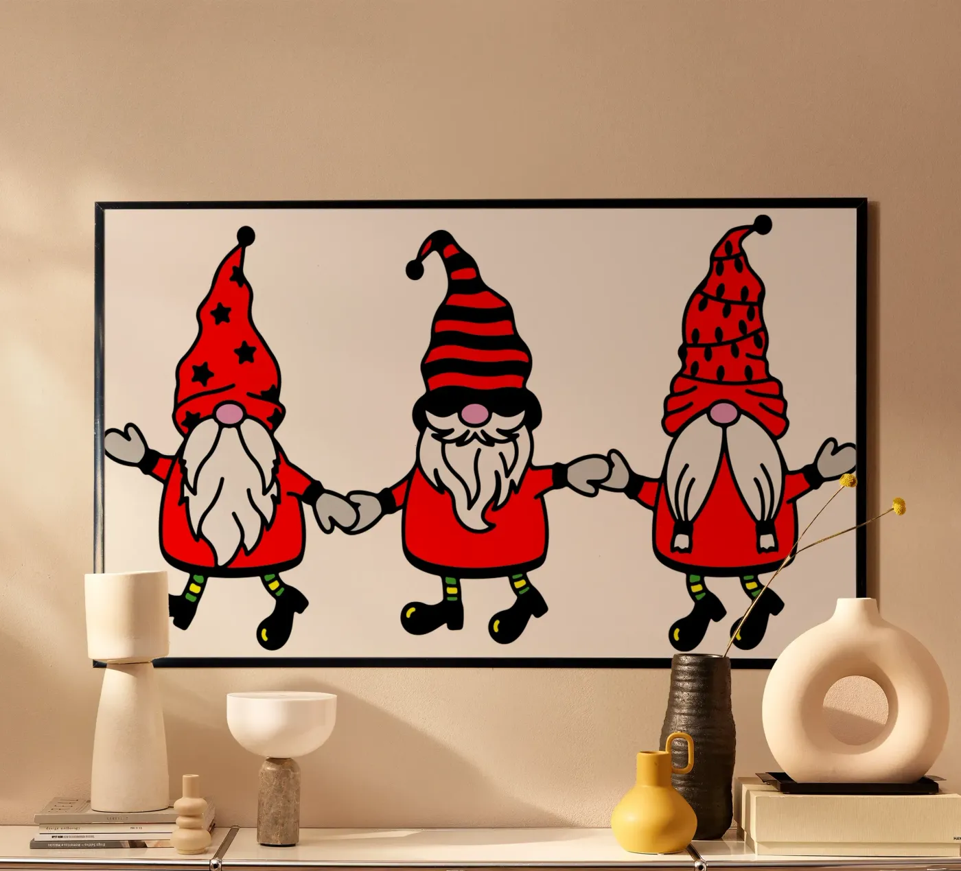 Gnomies poster de onefeelshop