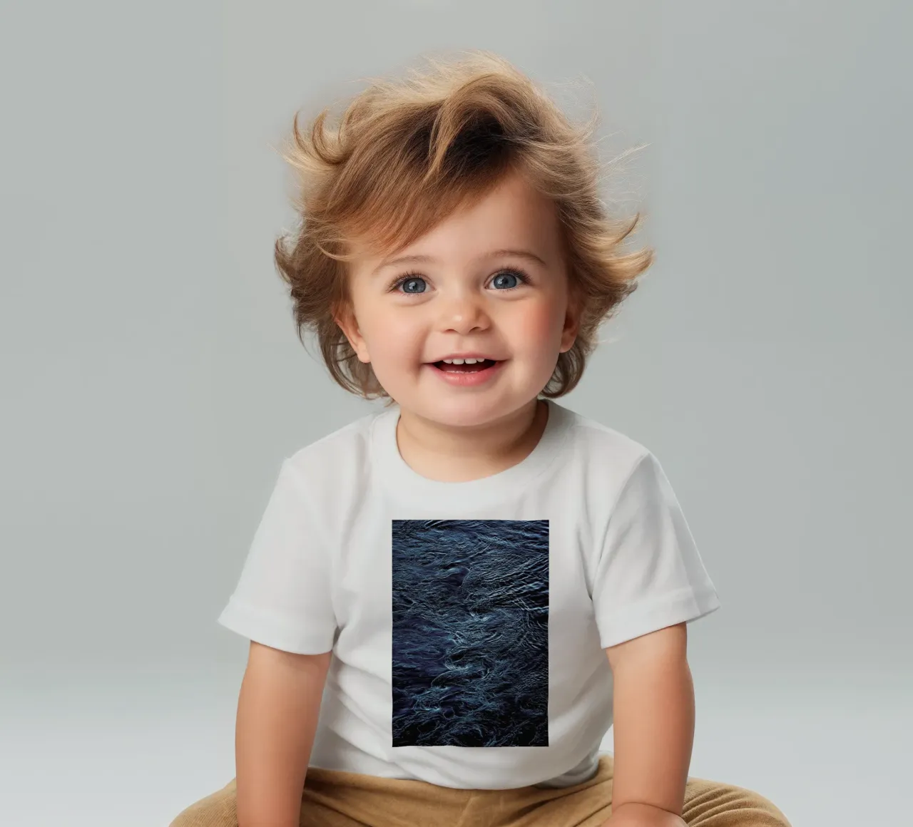 The Waves In Between maglietta neonato da Pale Grain