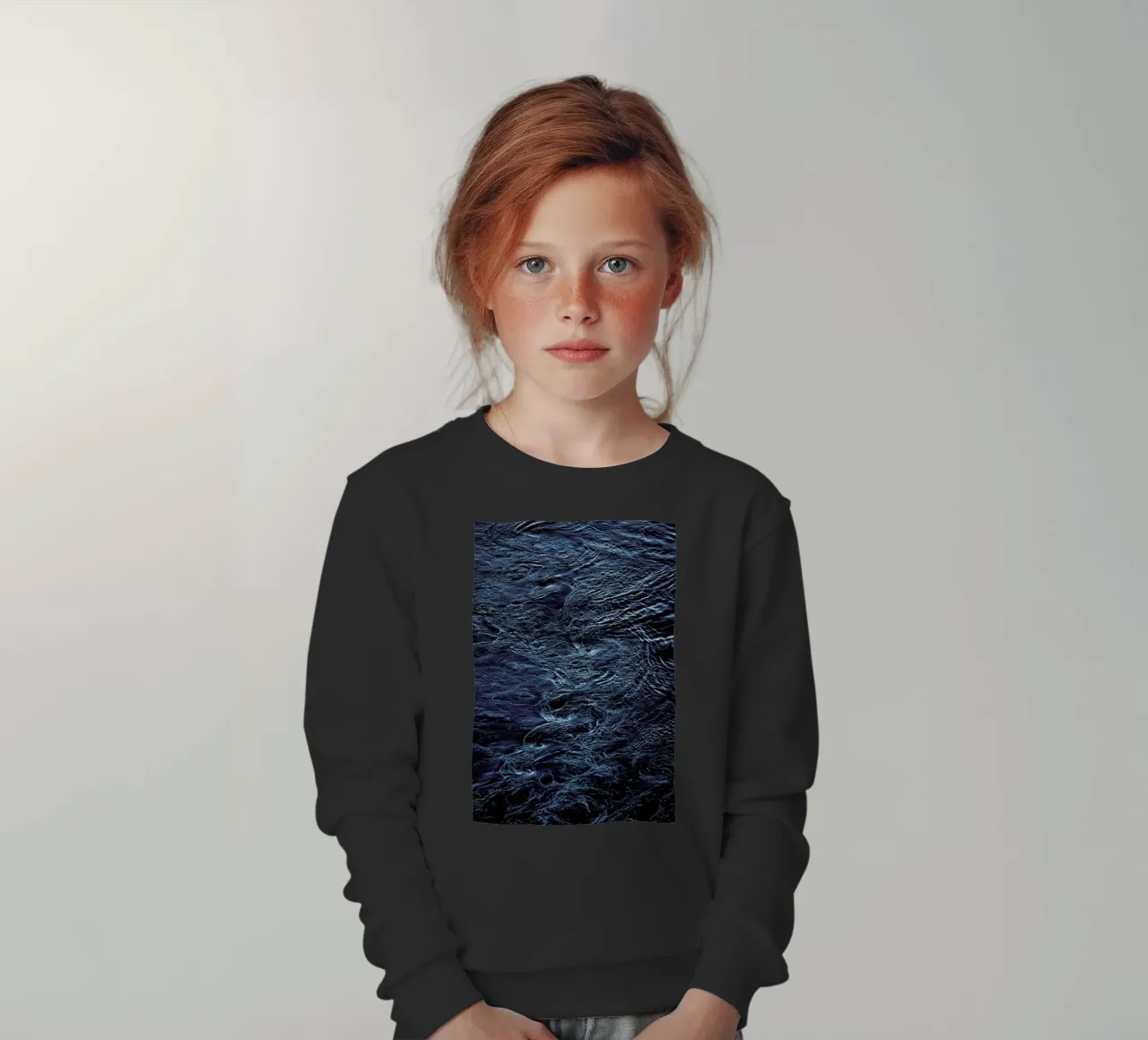 The Waves In Between felpa bambino da Pale Grain