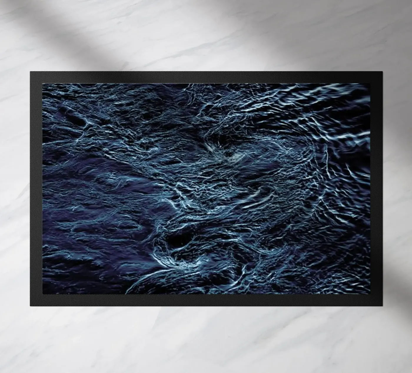 The Waves In Between doormat by Pale Grain