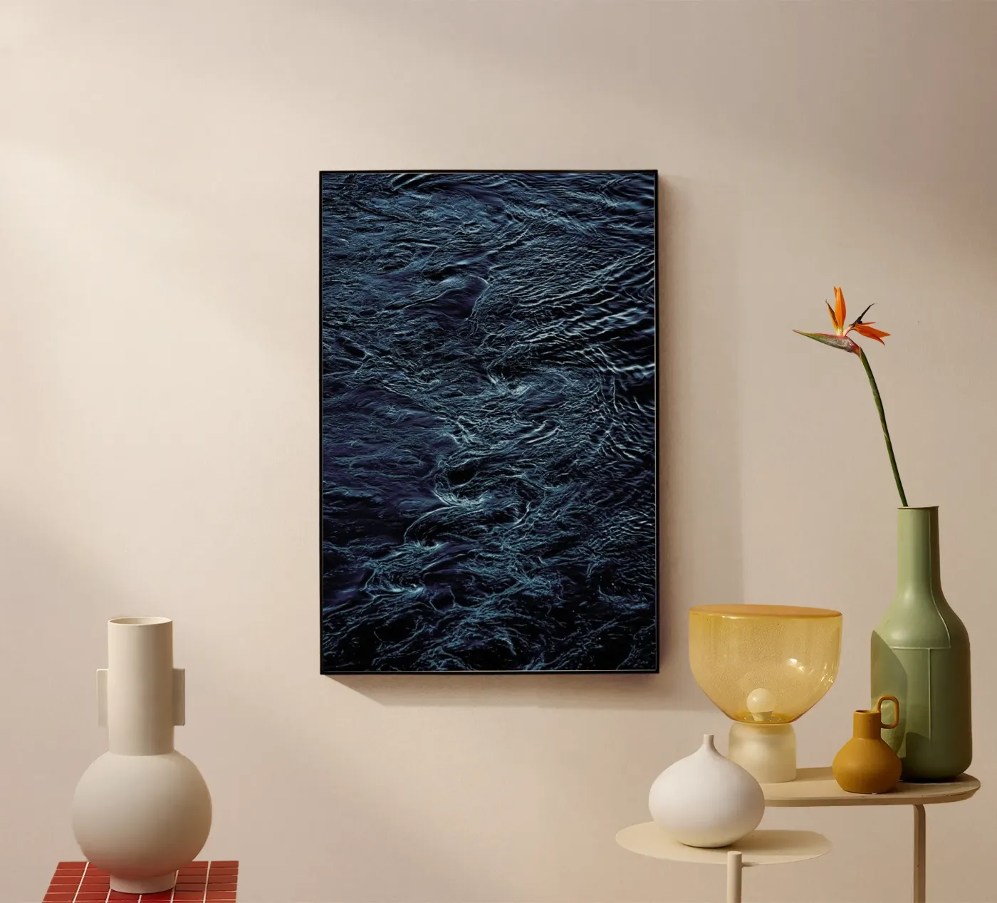 The Waves In Between acryl van Pale Grain