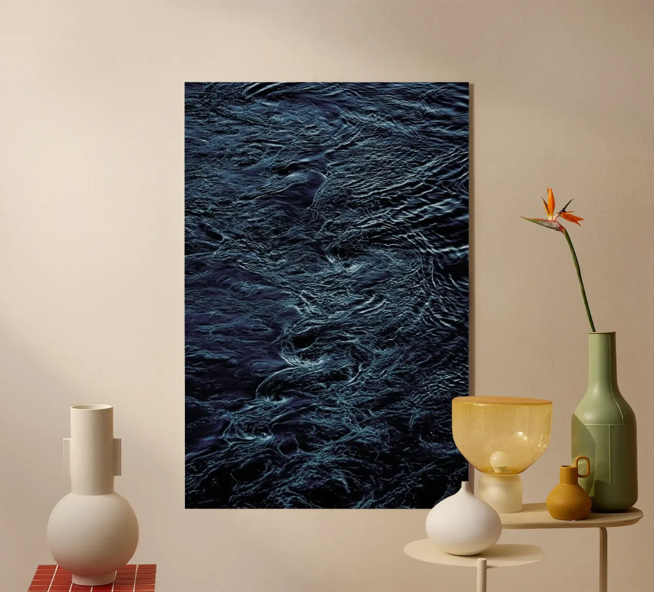 The Waves In Between plexiglass da Pale Grain