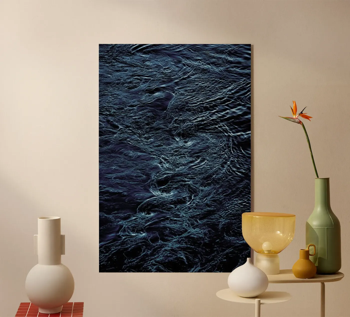 The Waves In Between acryl van Pale Grain
