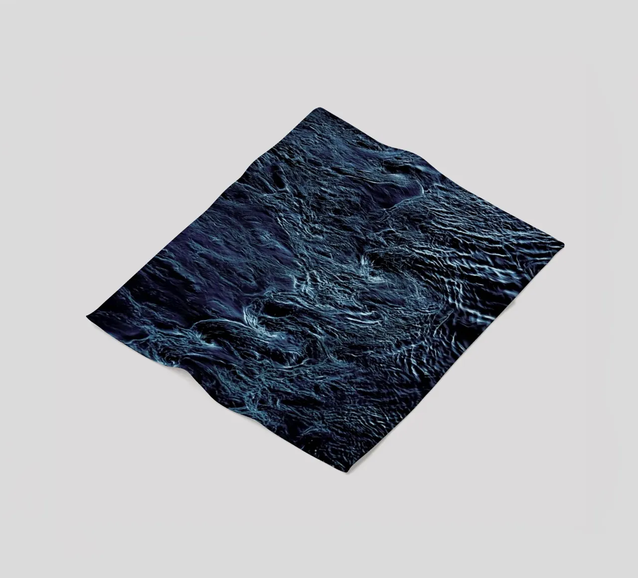 The Waves In Between manta de franela de Pale Grain