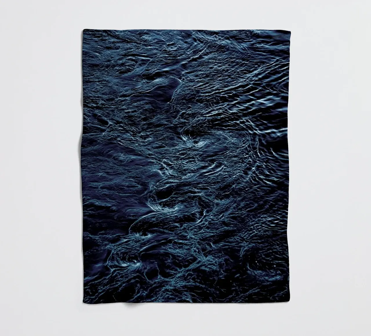 The Waves In Between manta de franela de Pale Grain