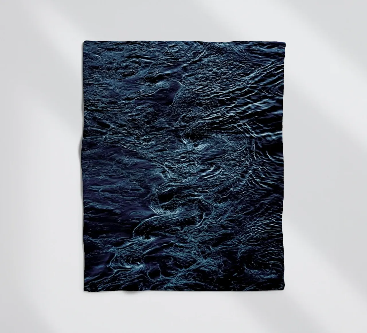 The Waves In Between manta de franela de Pale Grain
