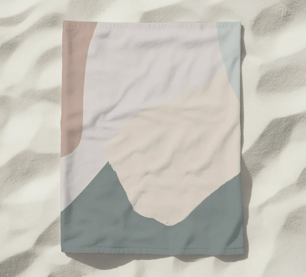 Soothing Beige Abstract telo mare da nileshkikuuchise