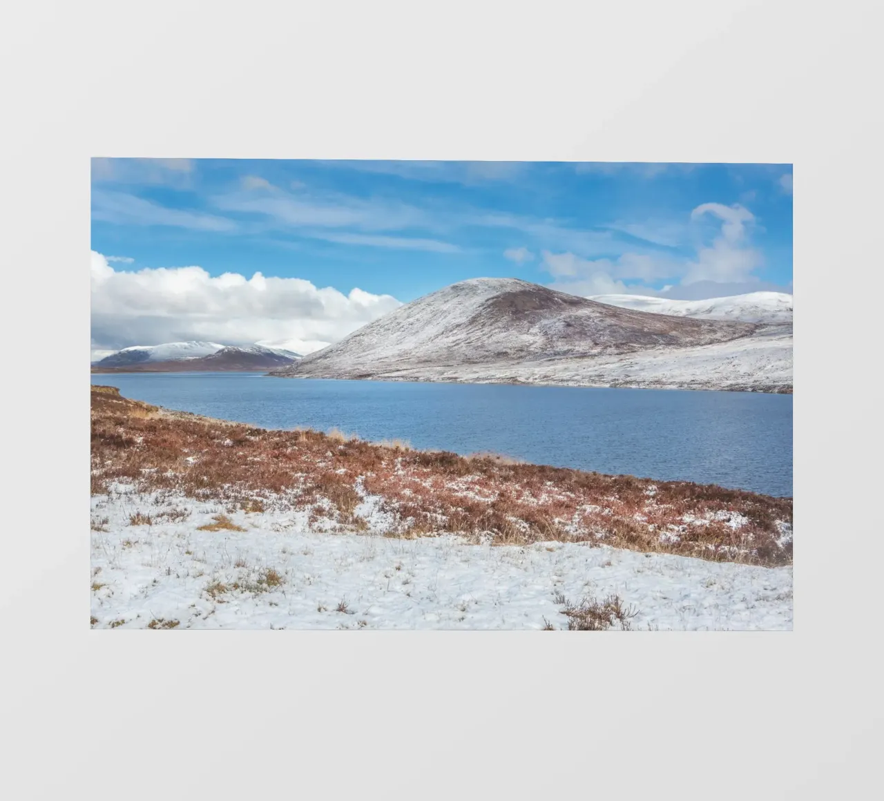 Neve delle Highlands telo in pvc da Dave Hare Photography