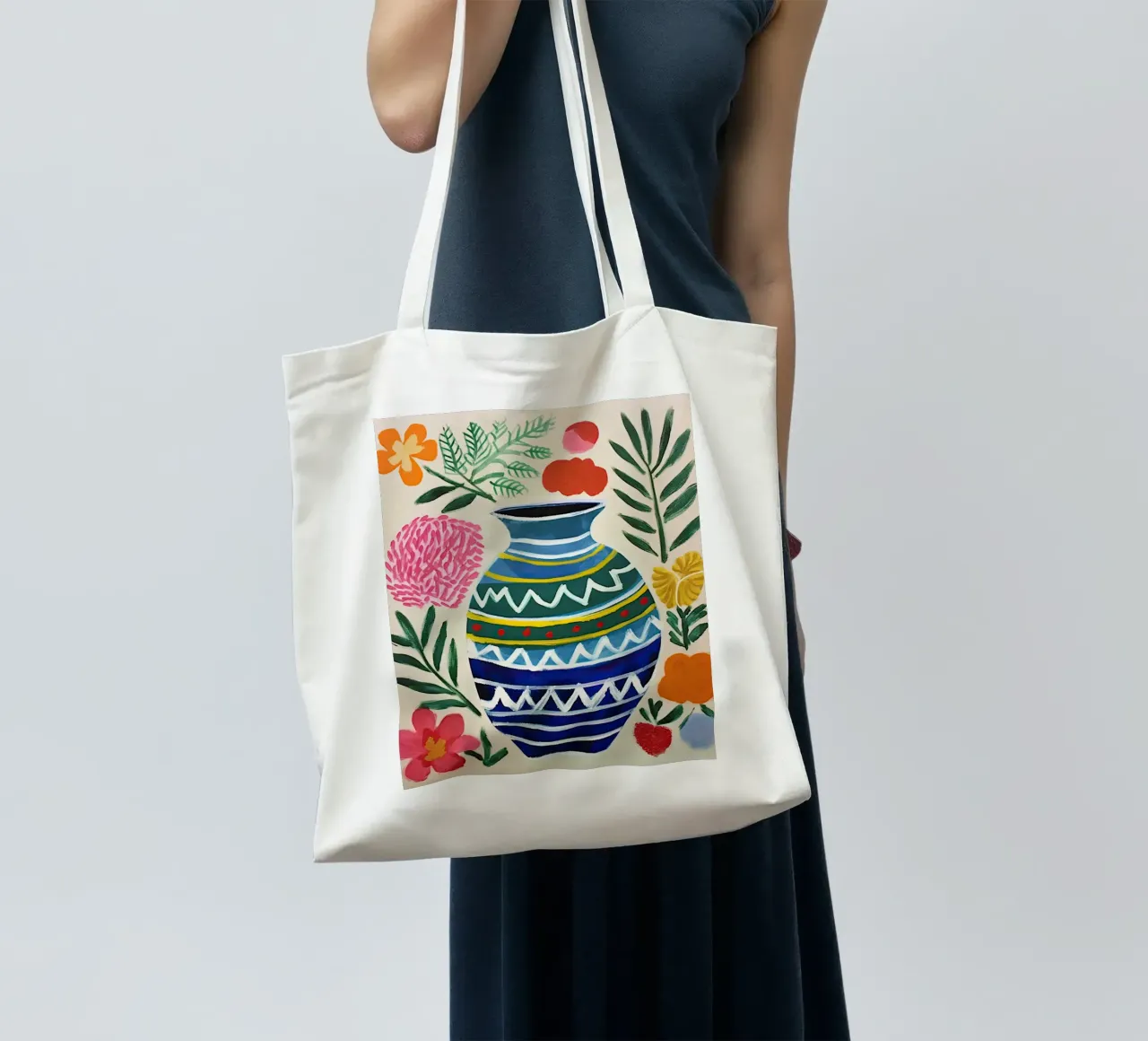 Jarrón ornamental tote bag de DaarbyN