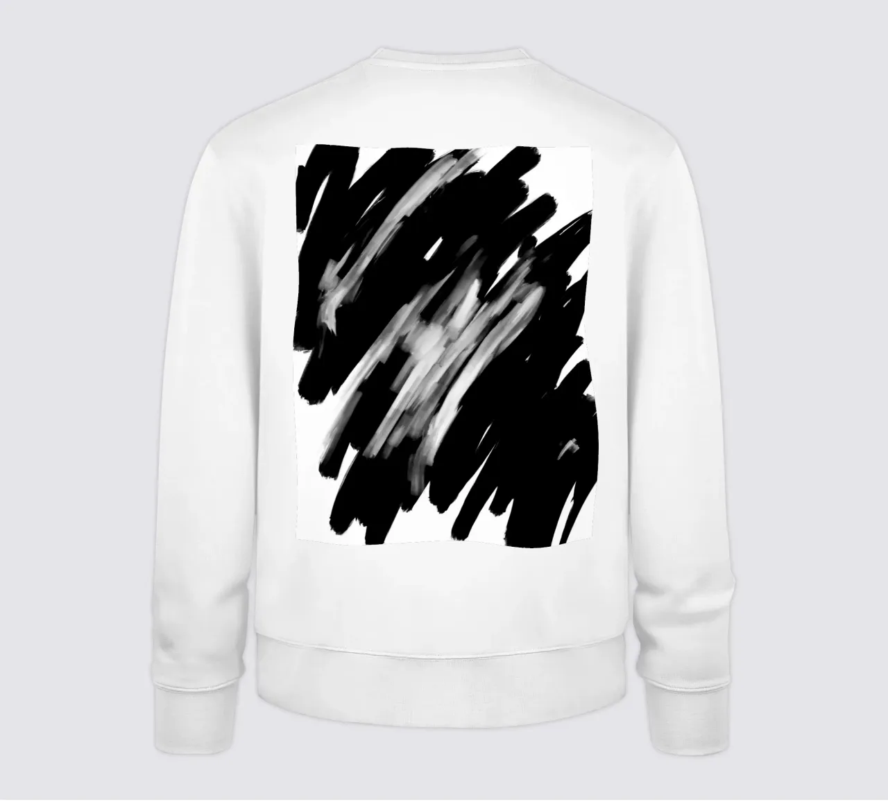 Bianco e nero astratto felpa da Studio B