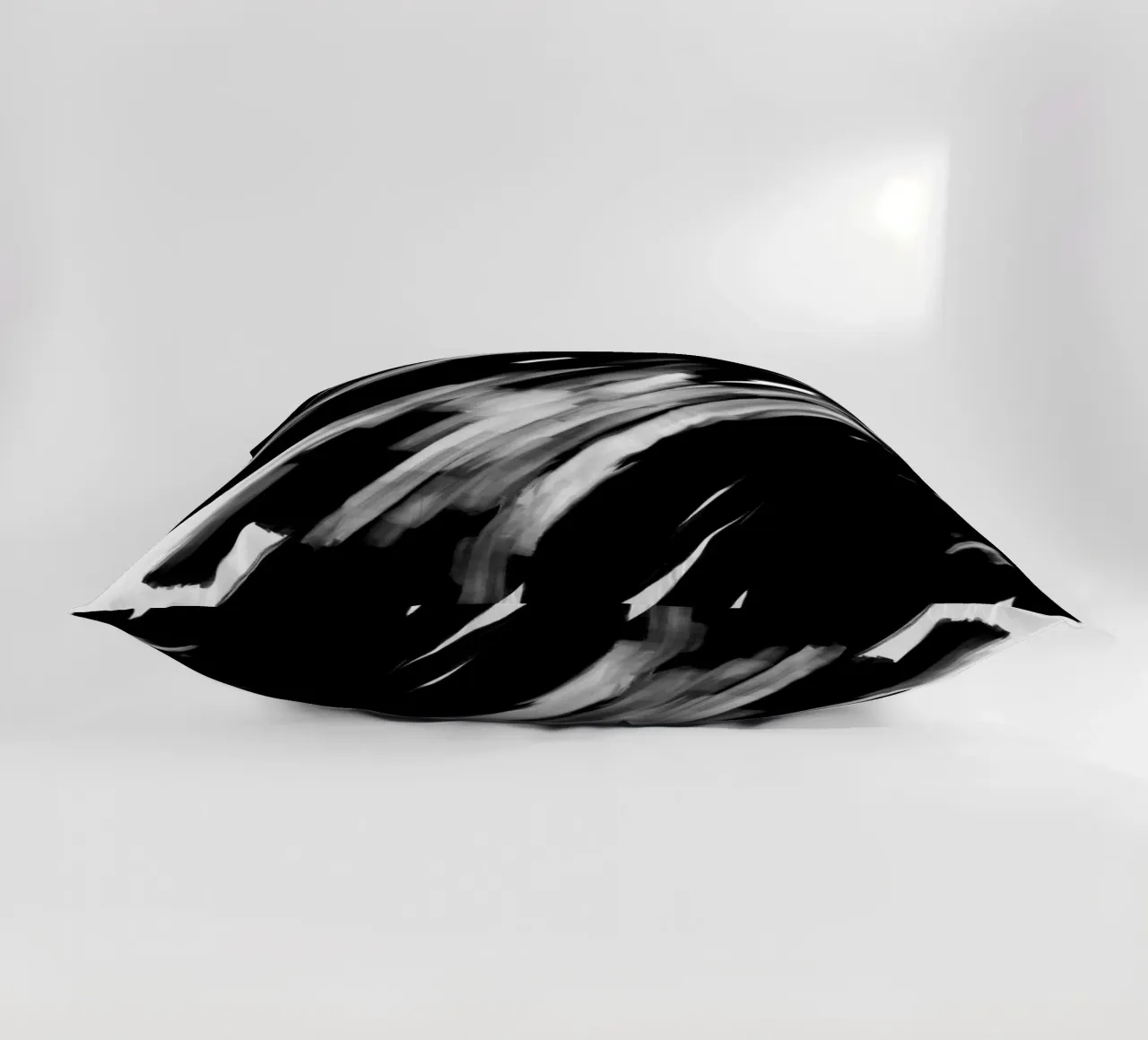 Bianco e nero astratto cuscino da Studio B