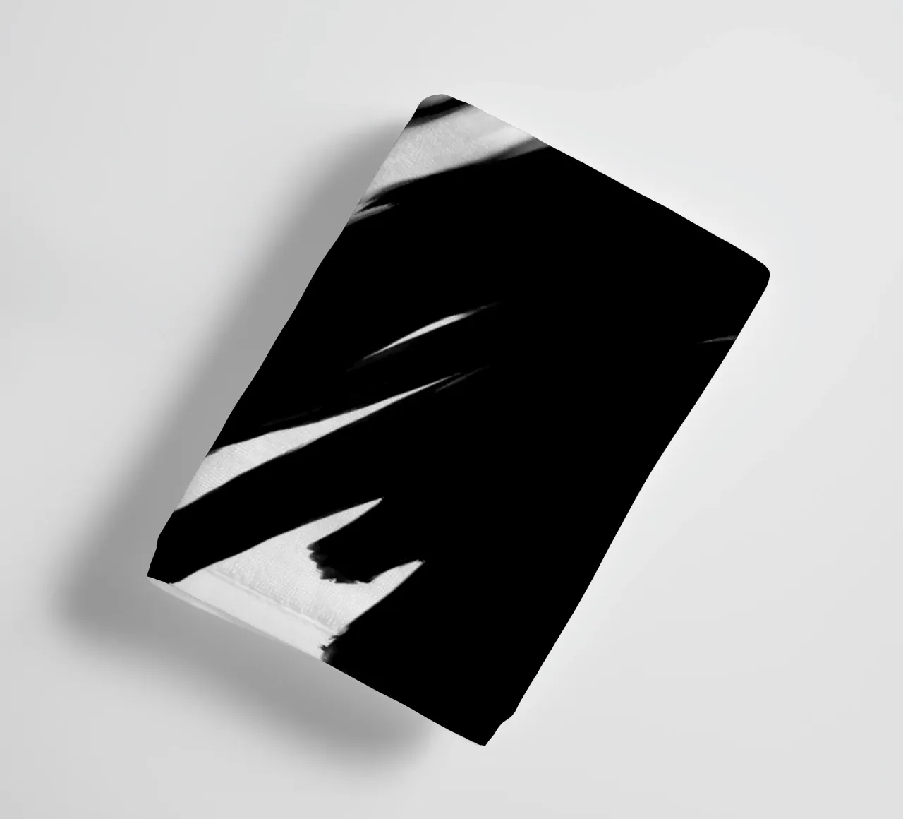 Bianco e nero astratto asciugamano da bagno da Studio B