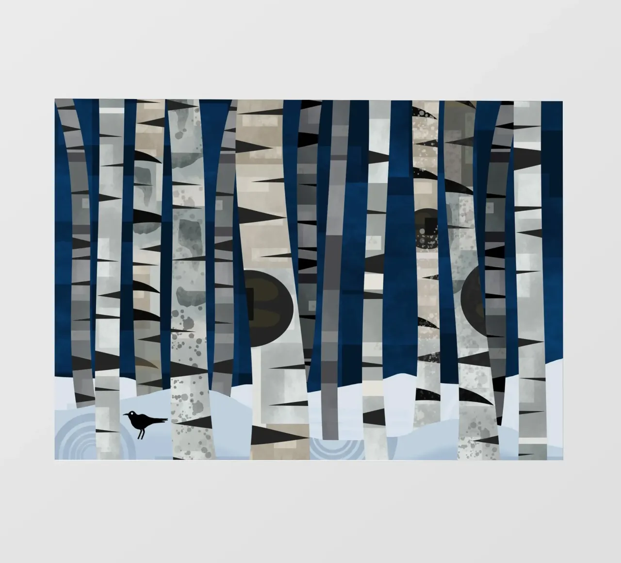 Foresta invernale telo in pvc da Scratch Productions