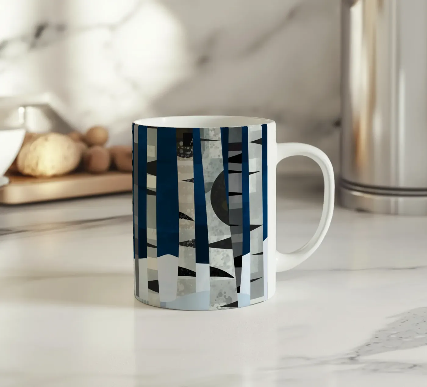 Winter Forest ceramic mug by Scratch Productions