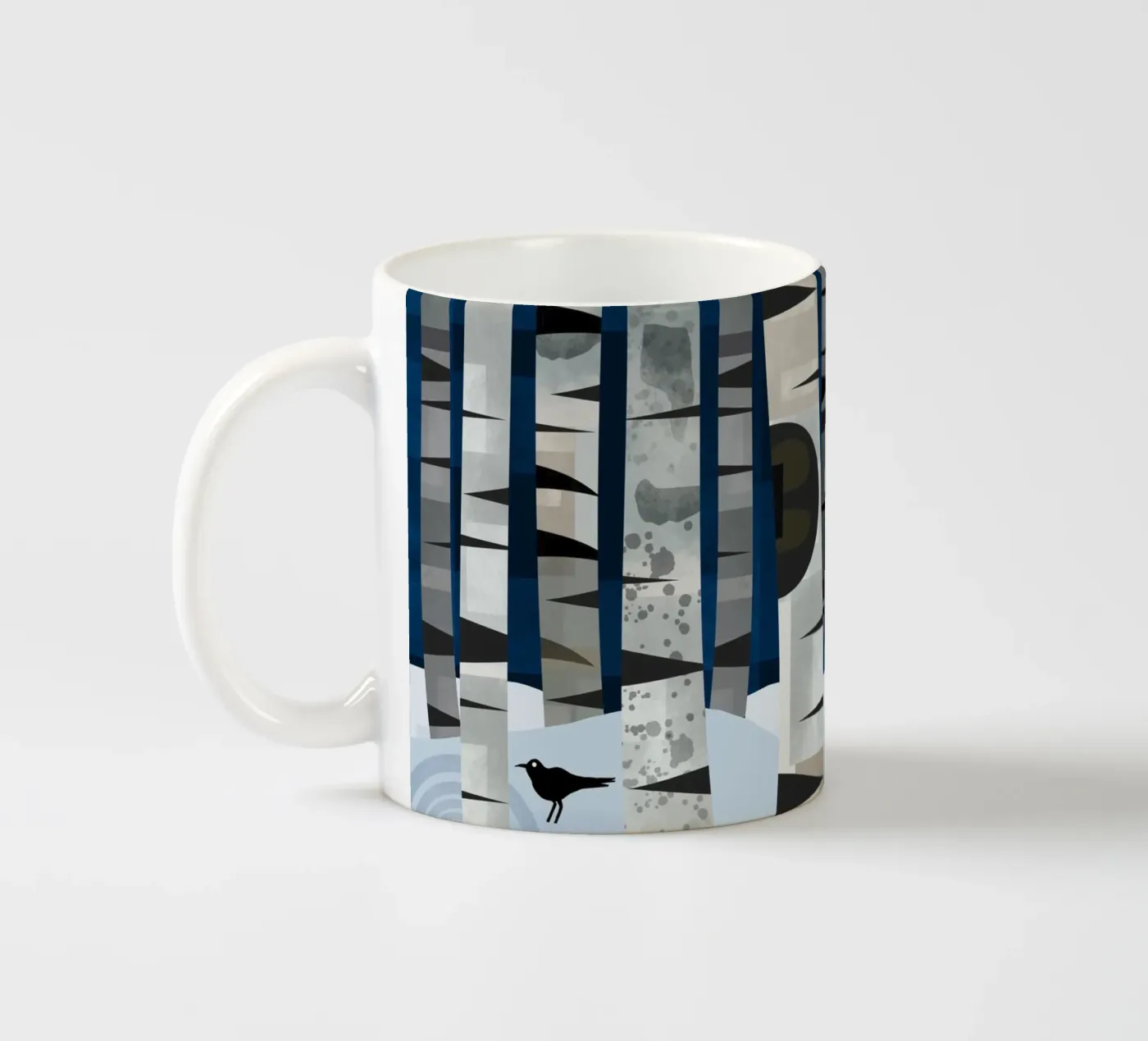 Winter Forest ceramic mug by Scratch Productions
