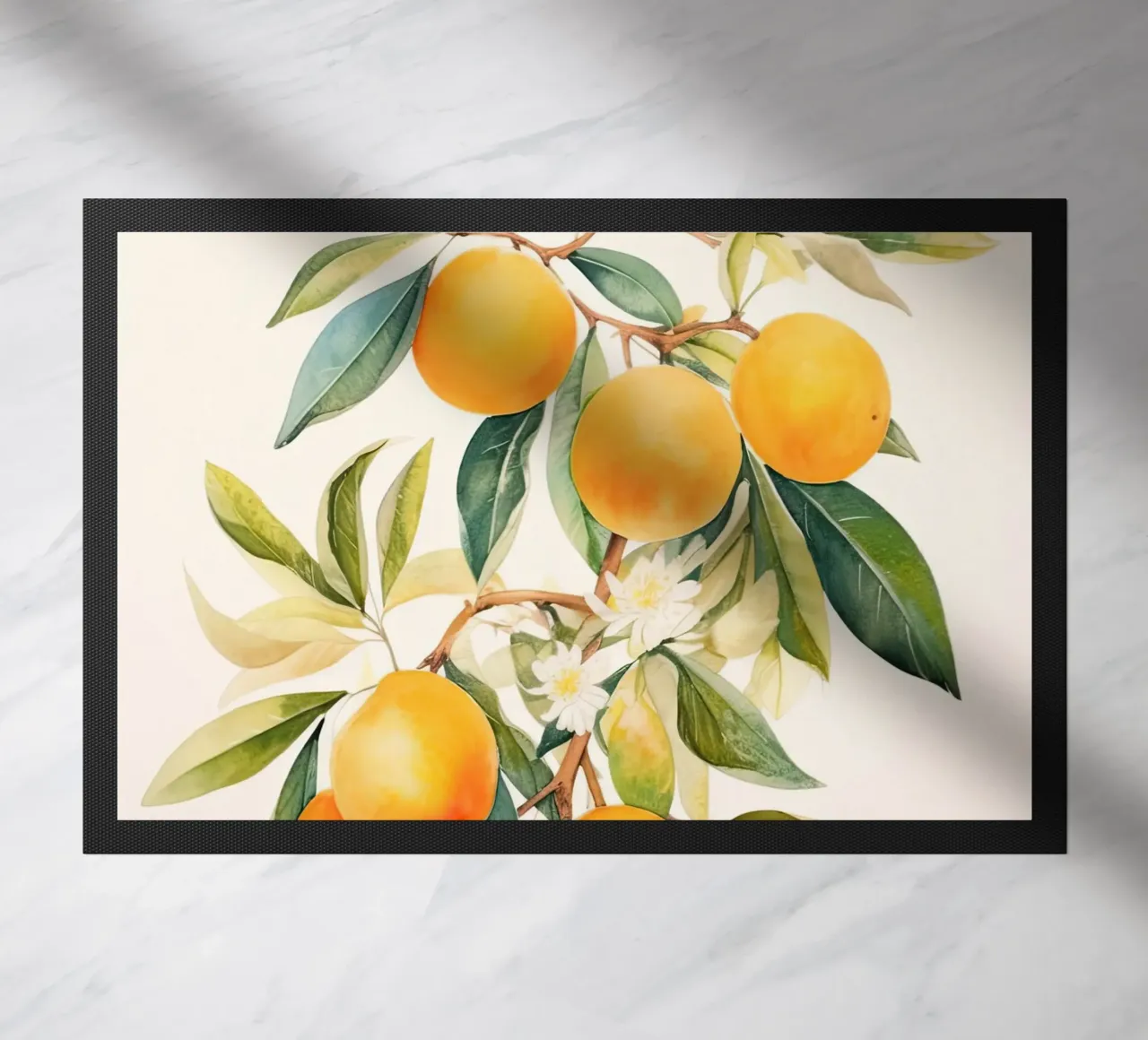Citrus Plants doormat by DaarbyN