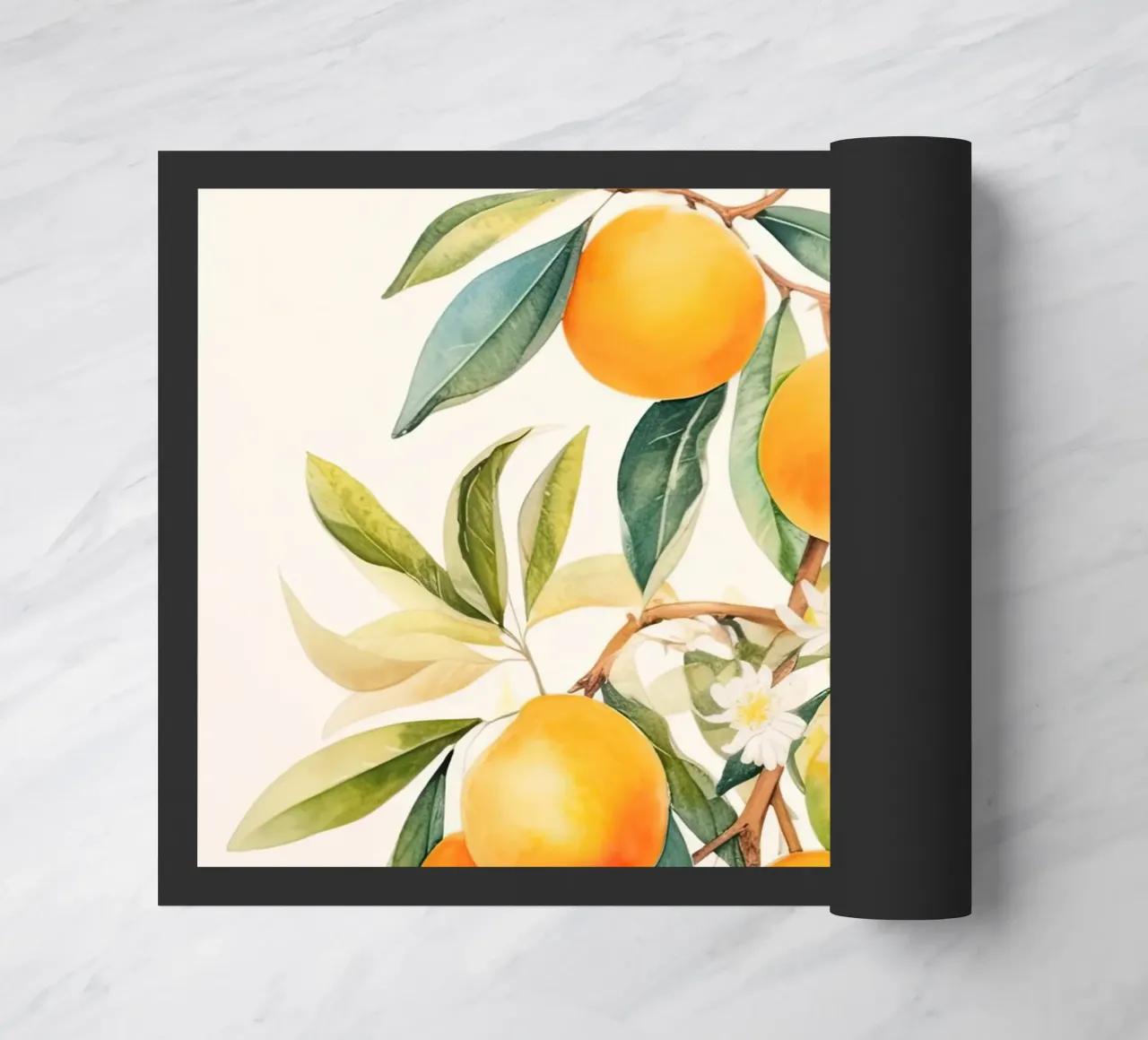 Citrus Plants doormat by DaarbyN
