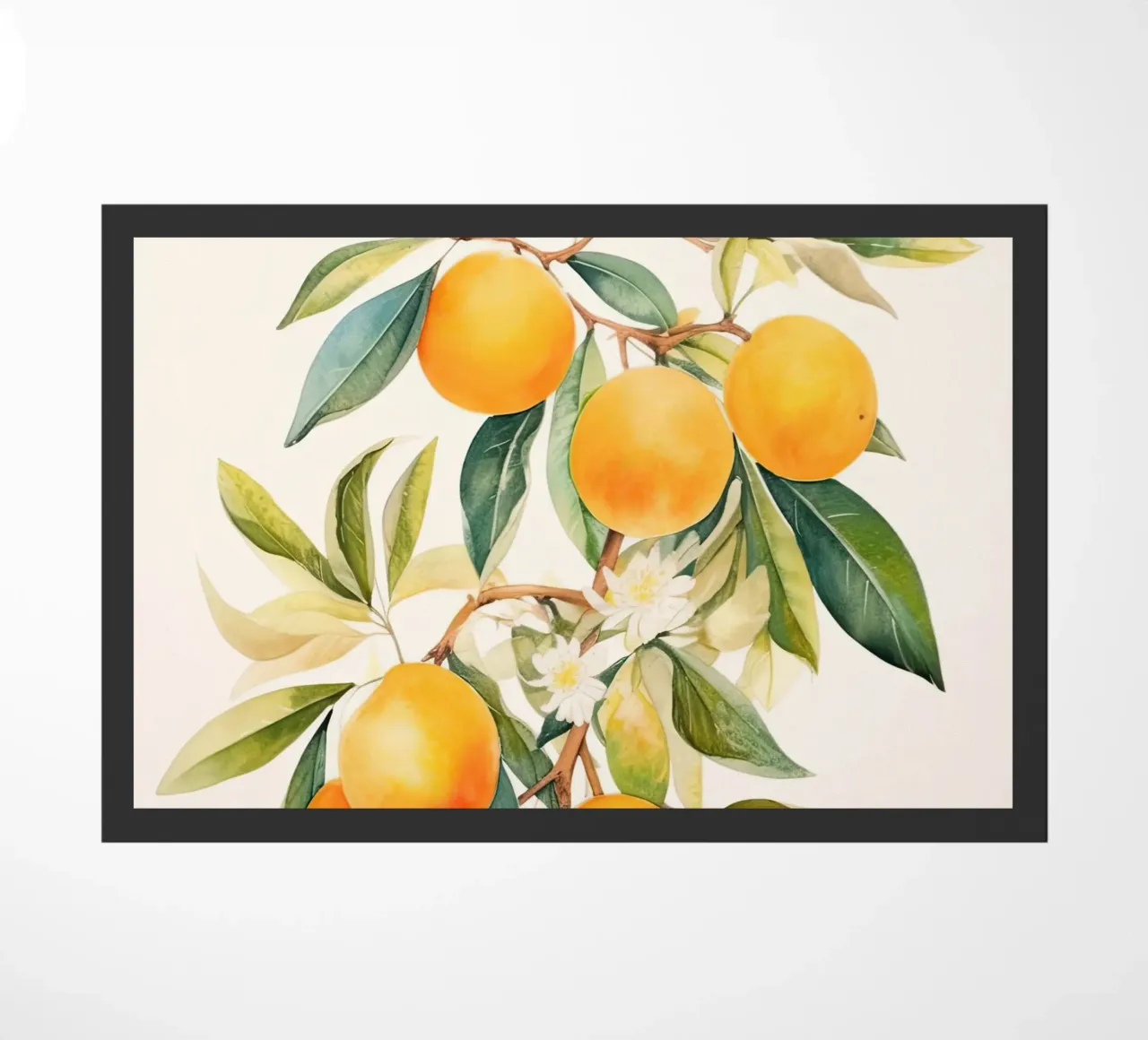 Citrus Plants doormat by DaarbyN