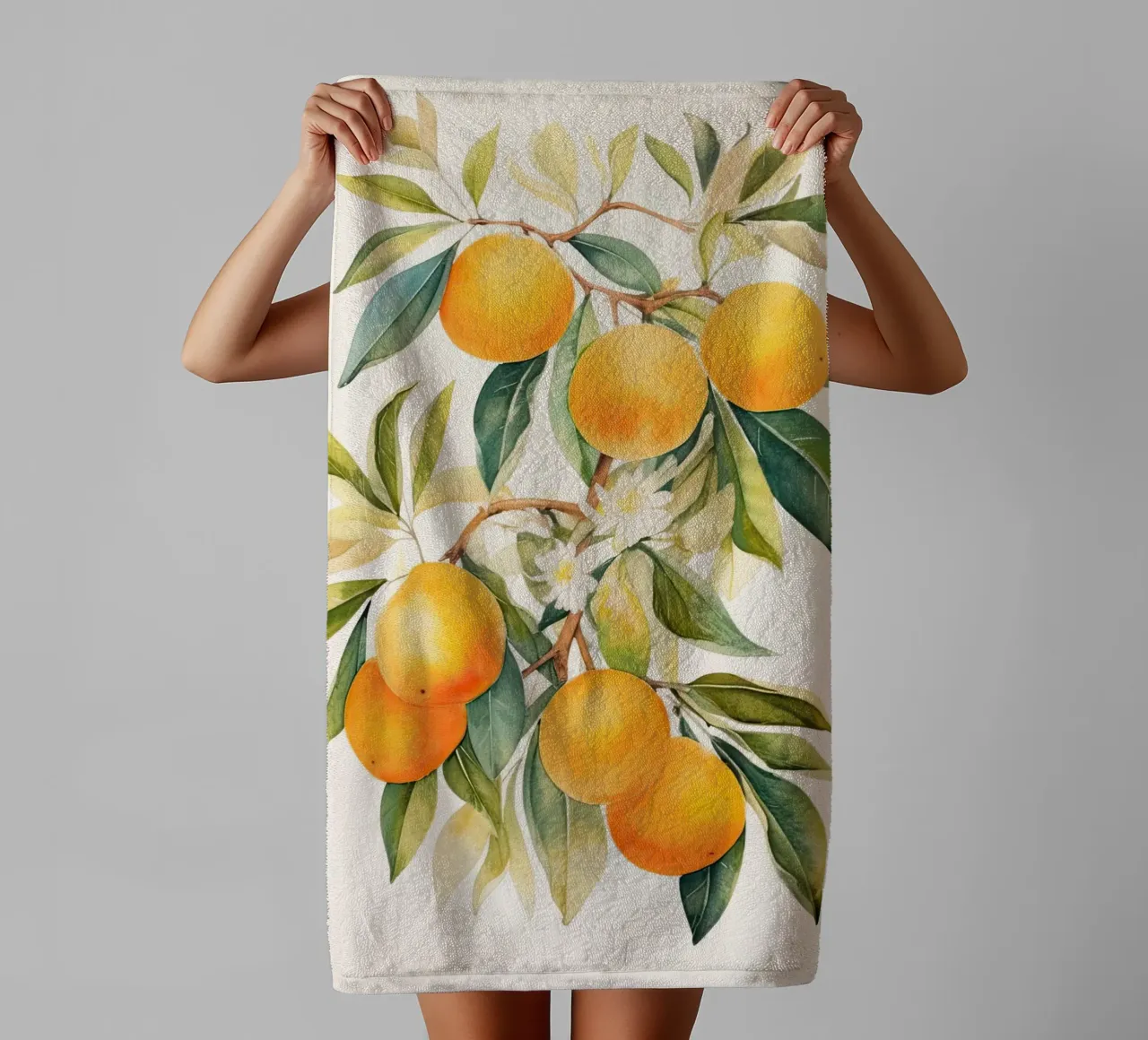 Piante di agrumi asciugamano da bagno da DaarbyN