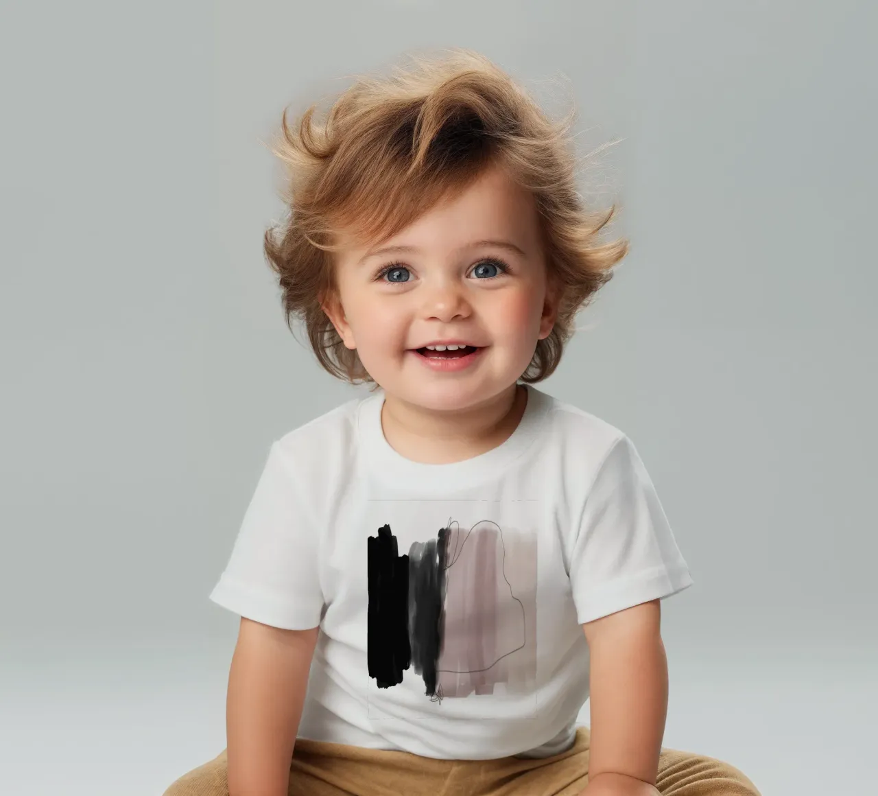 Paleta Simple Uno camiseta de bebé de Studio B