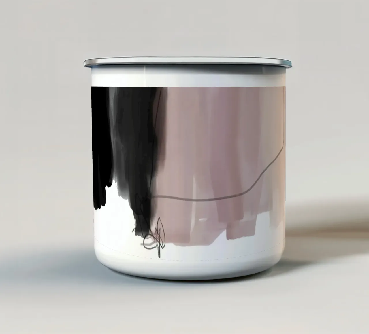 Simple Palette One Emaille Tasse von Studio B