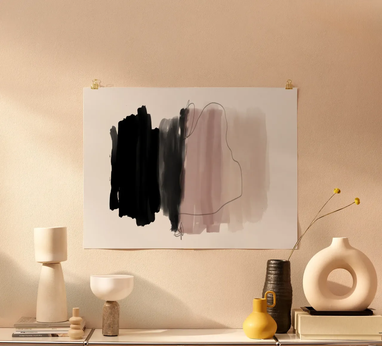 Palette semplice Uno poster da Studio B