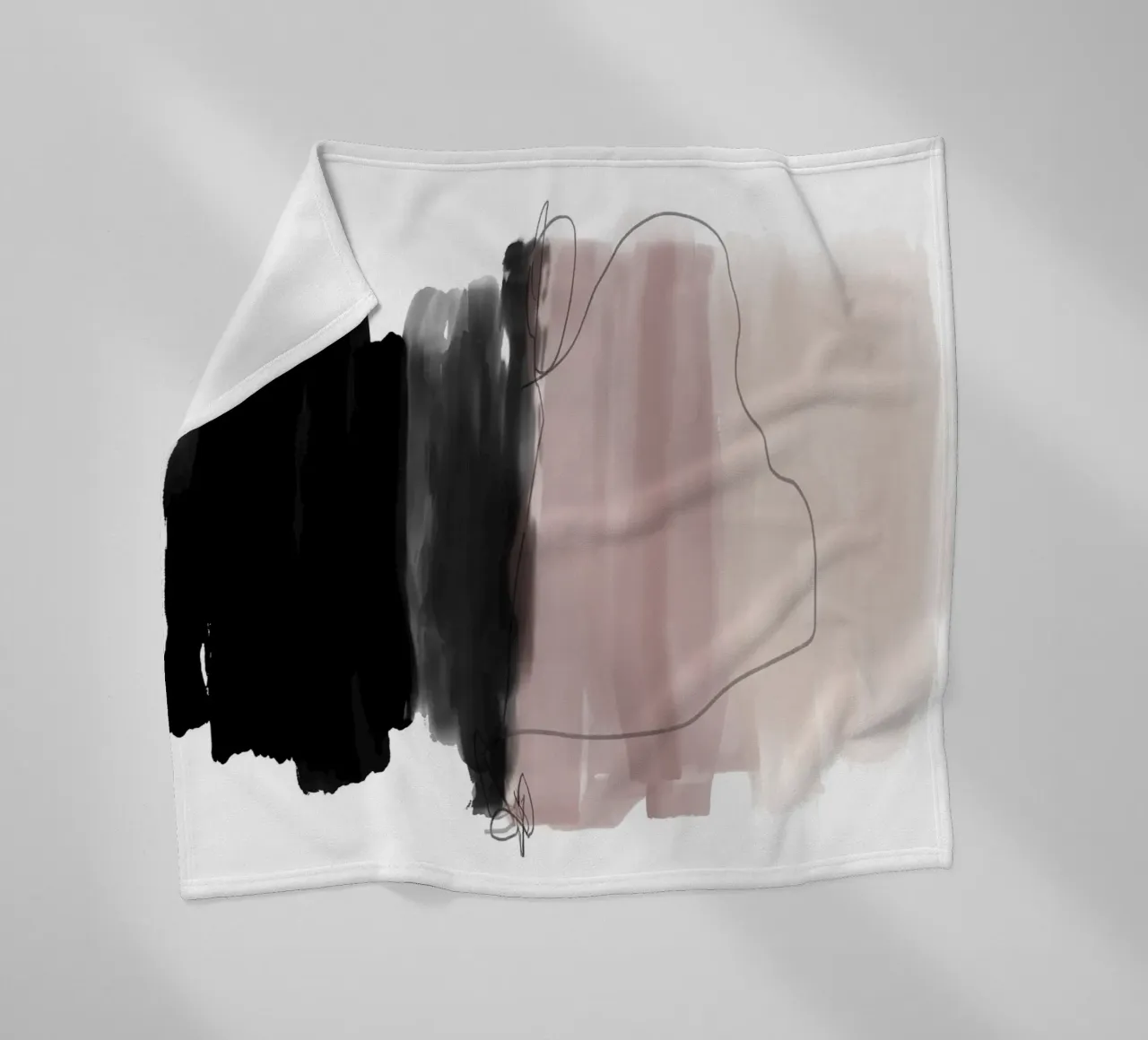 Palette semplice Uno coperta in pile da Studio B