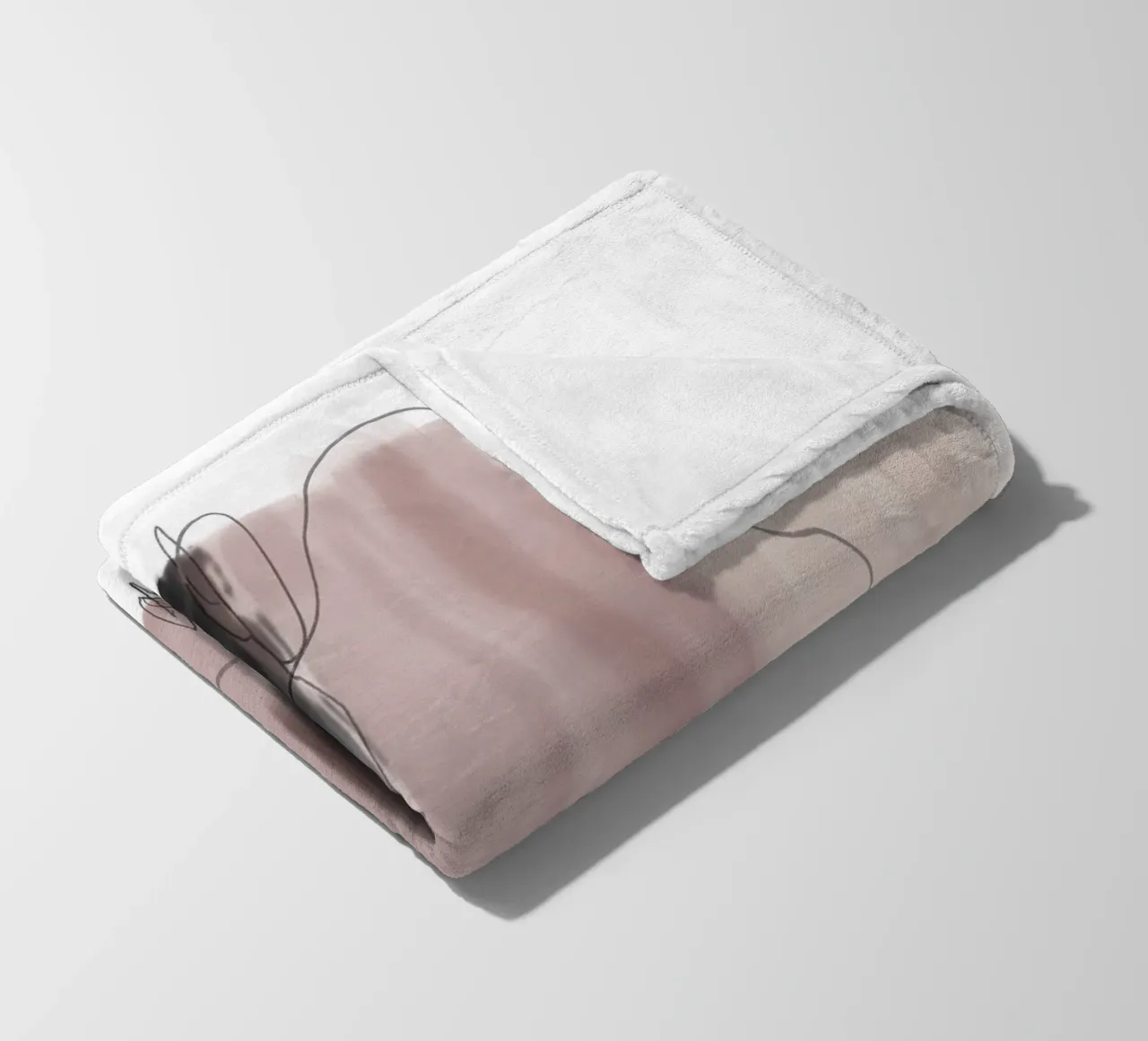 Palette semplice Uno coperta in pile da Studio B