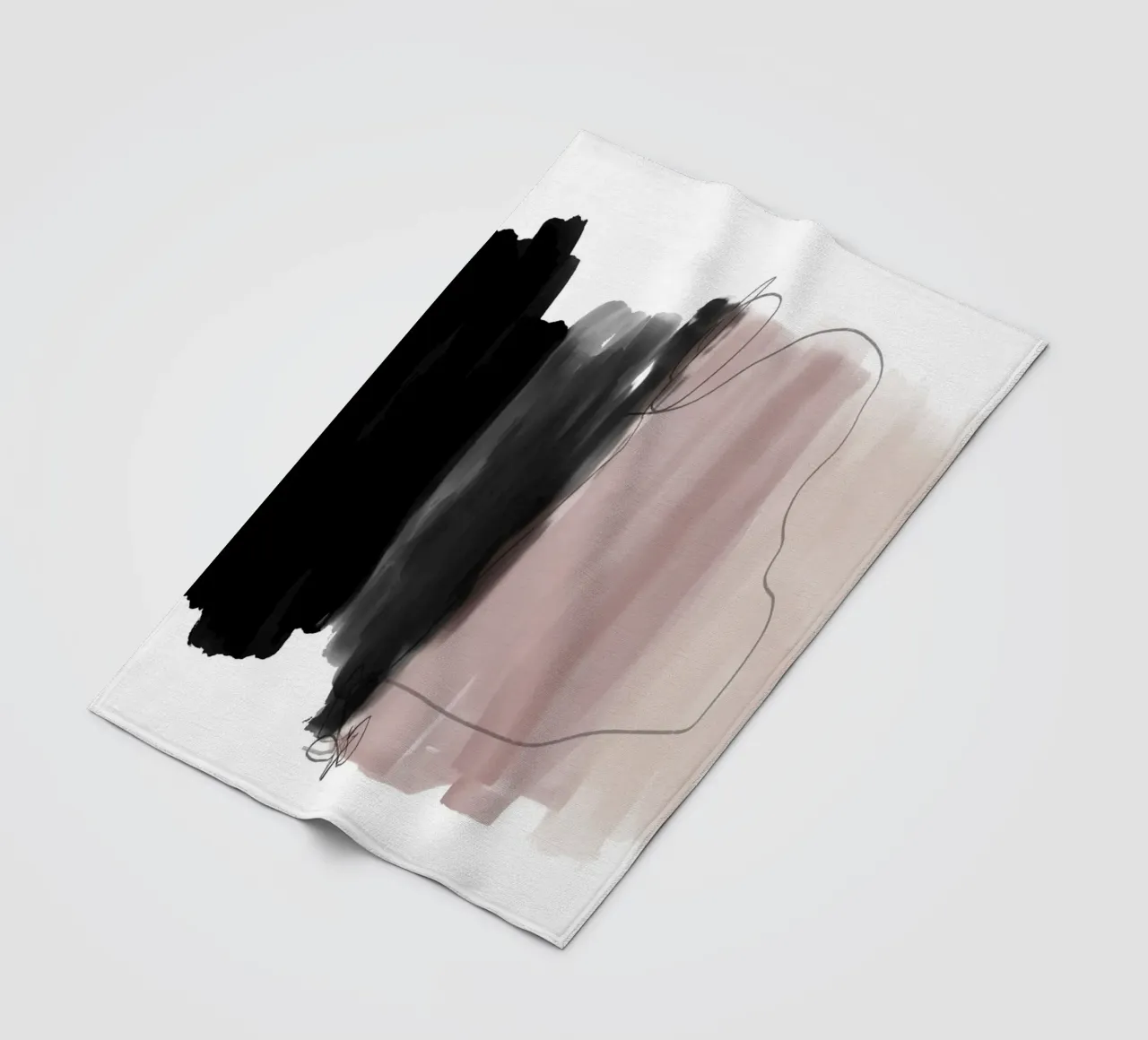 Palette semplice Uno coperta in pile da Studio B