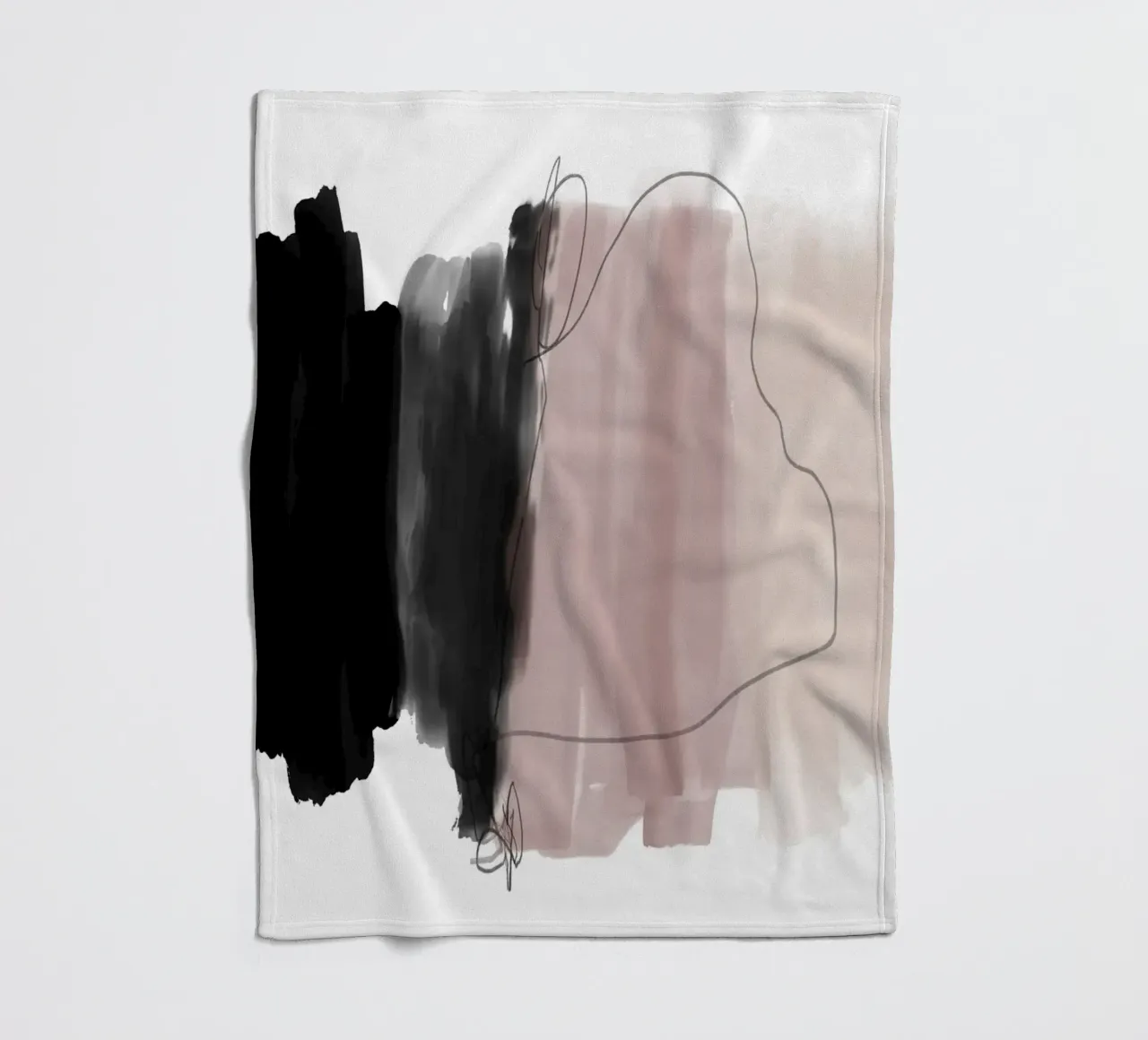 Palette semplice Uno coperta in pile da Studio B