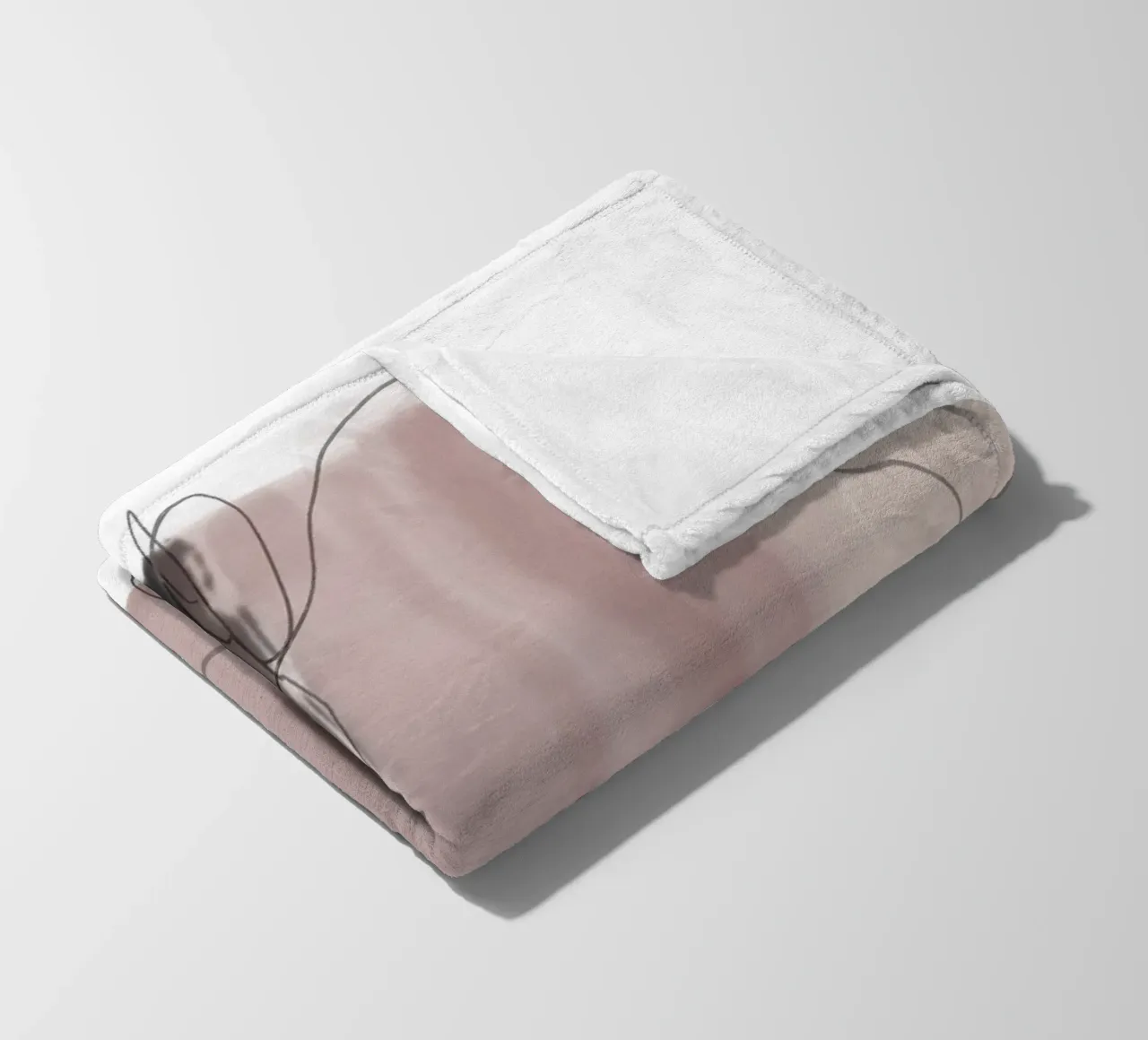 Palette semplice Uno coperta in pile da Studio B