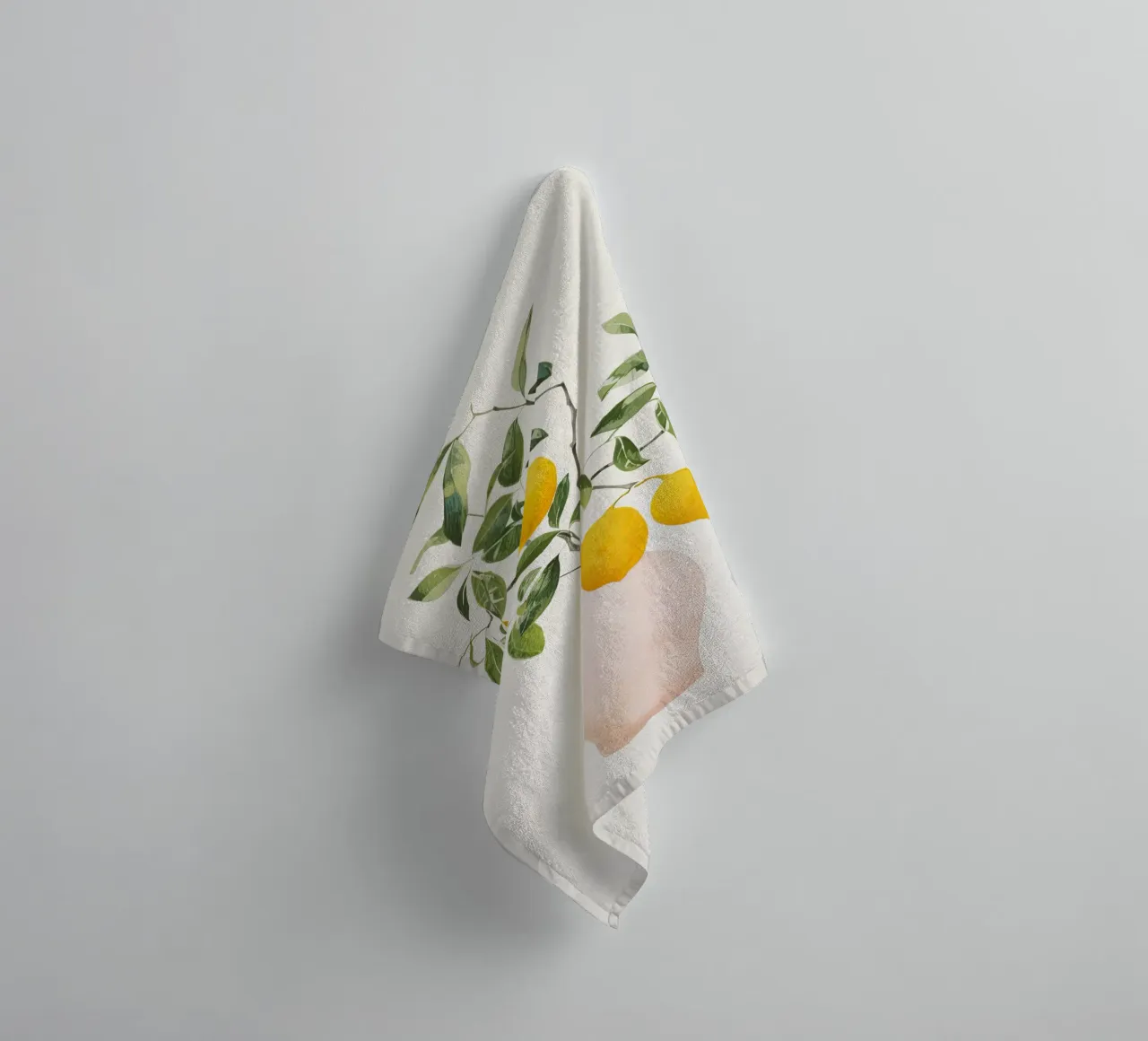 Lemon Branch towel by DaarbyN