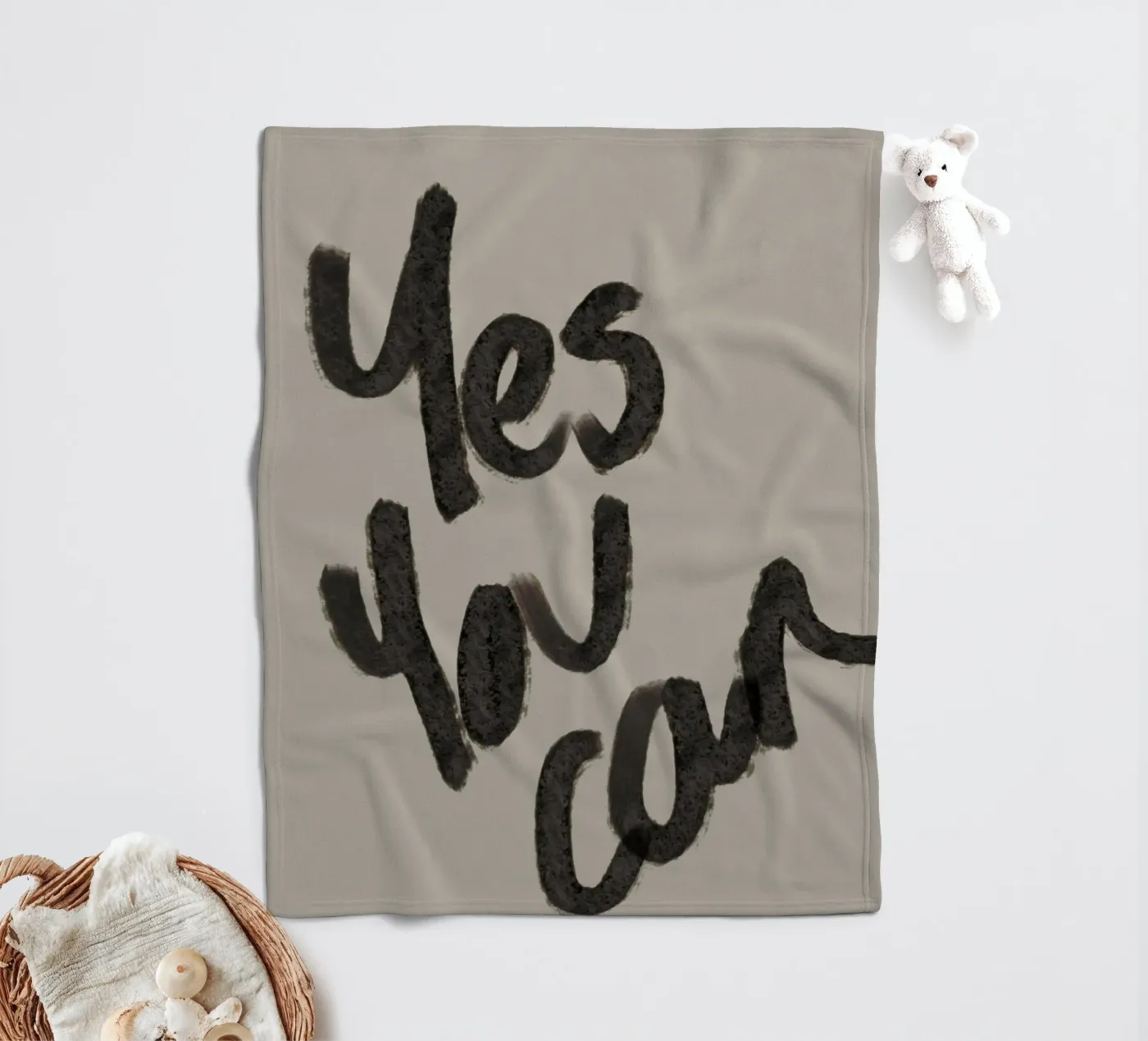 Ja, dat kan fleecedeken van Studio B