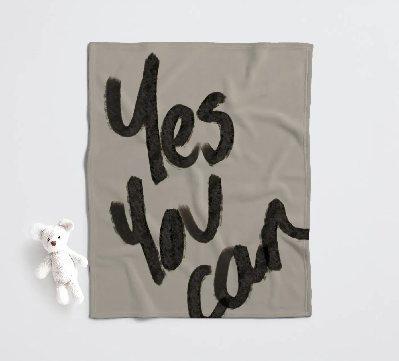 Ja, dat kan fleecedeken van Studio B