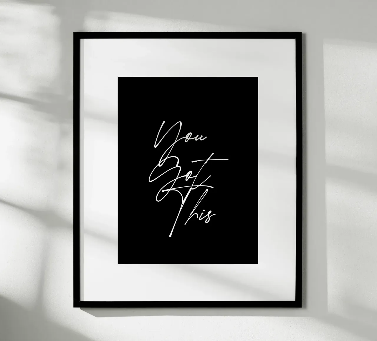 Hai capito tutto poster con telaio in plastica da Léa Lefebvre Photography