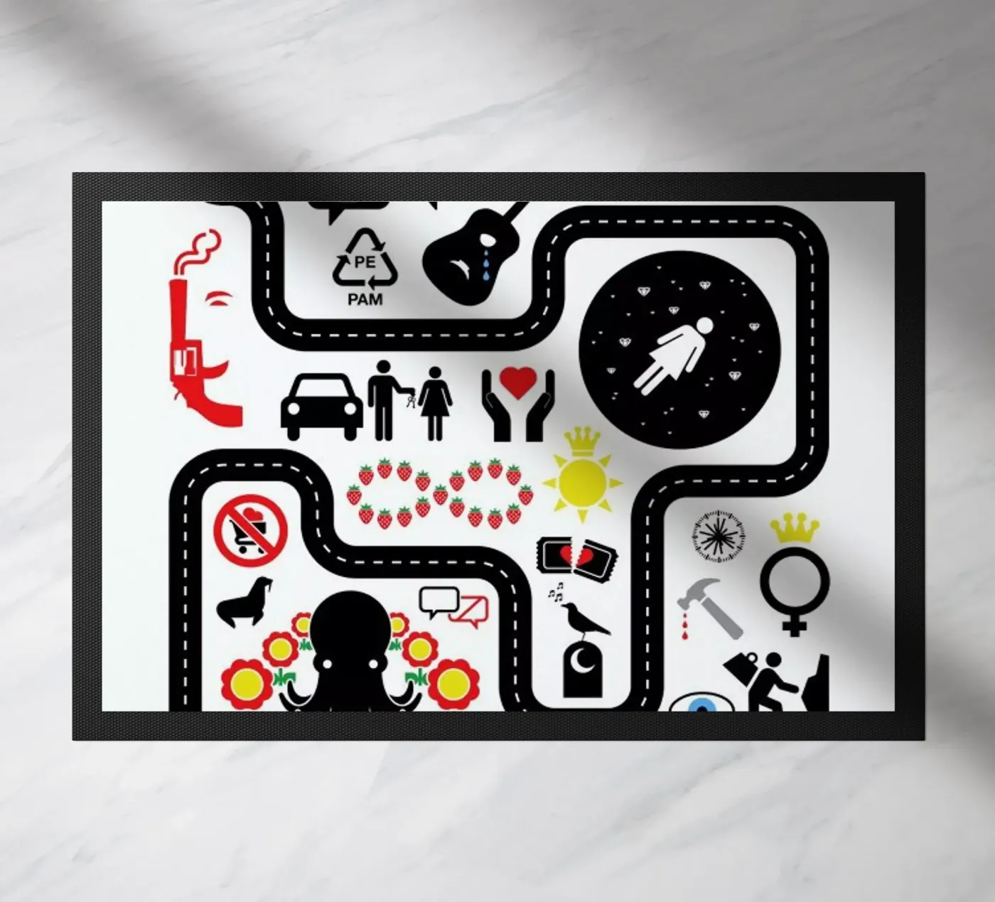 The Beatles deurmat van Viktor Hertz