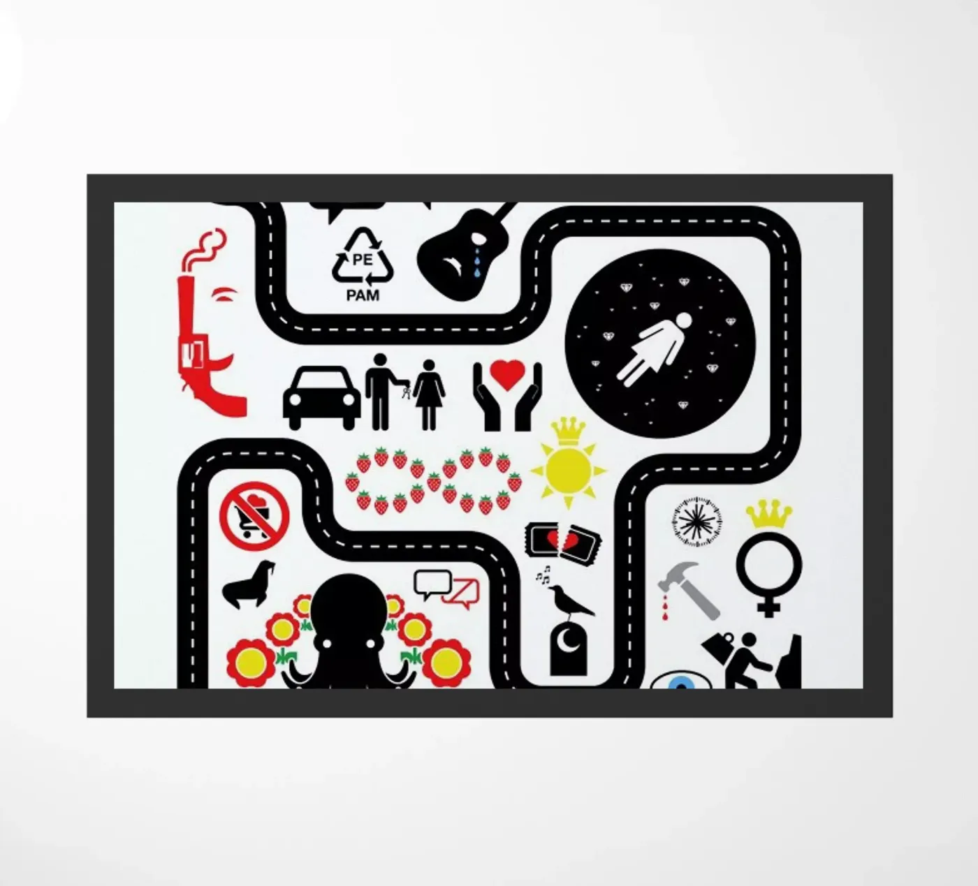 The Beatles deurmat van Viktor Hertz